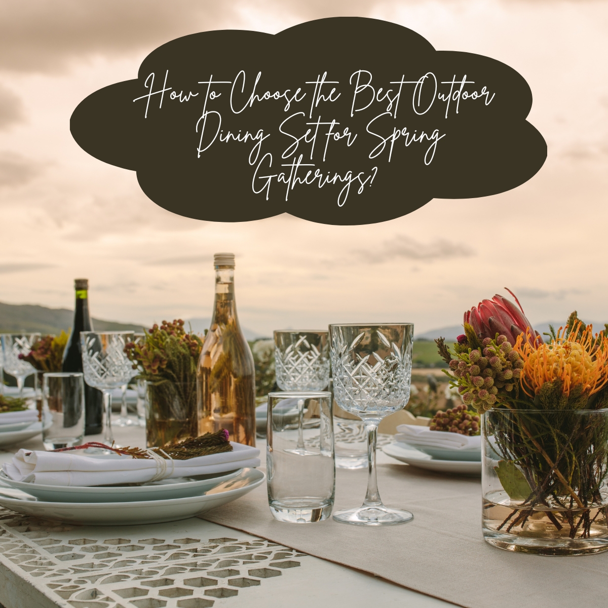 How to Choose the Best Outdoor Dining Set for Spring Gatherings