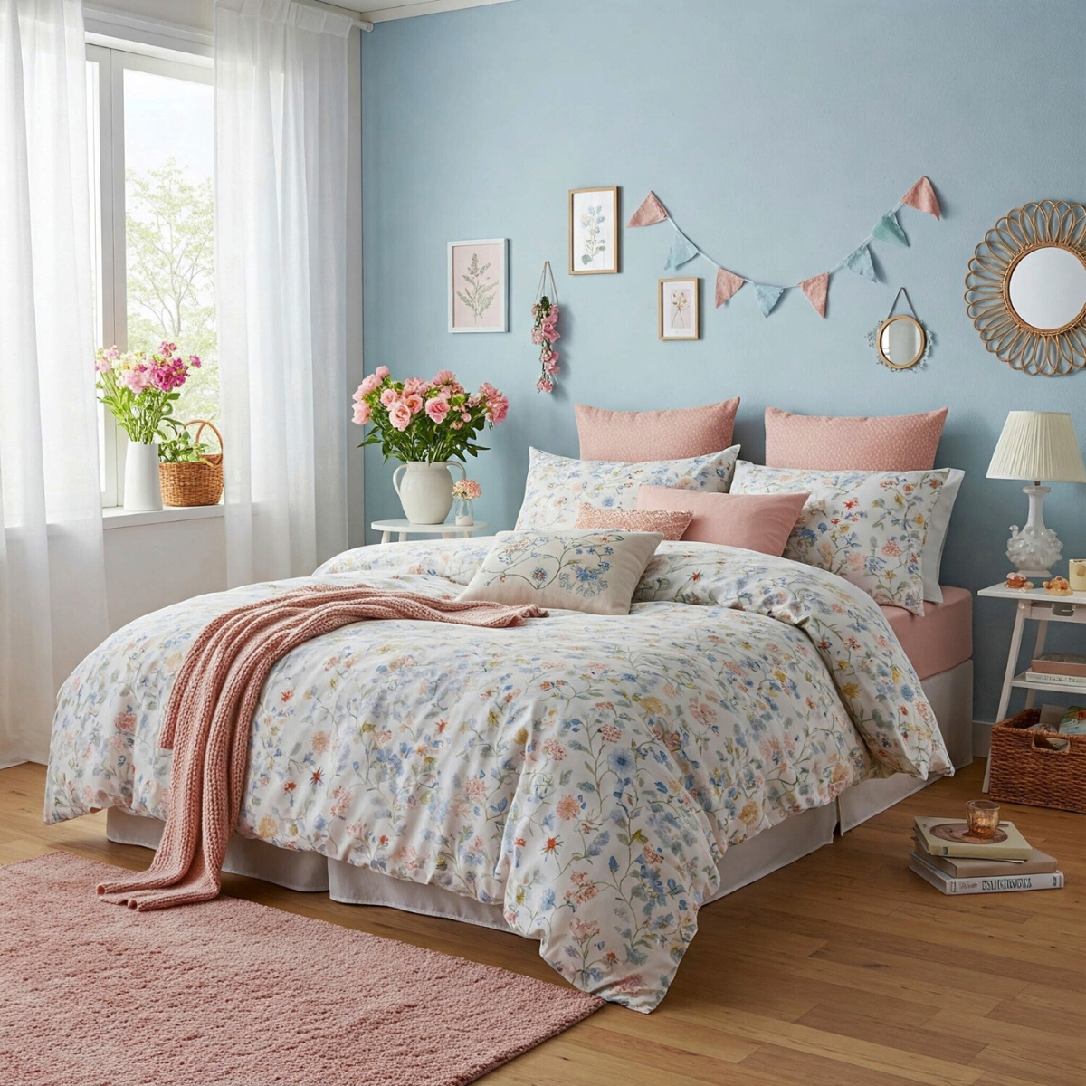 budget friendly spring bedroom makeover