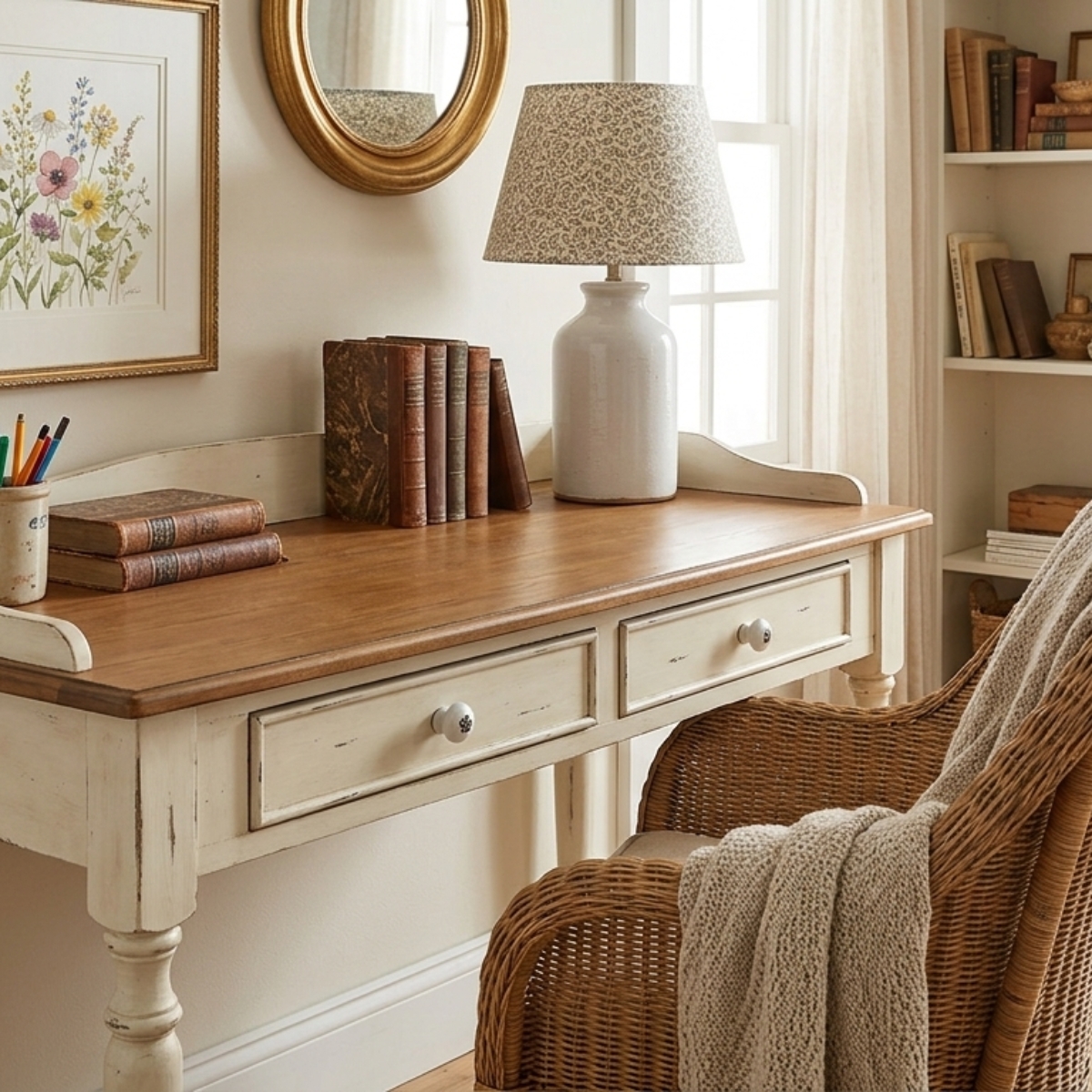 What are the best cottage style desks for small spaces?