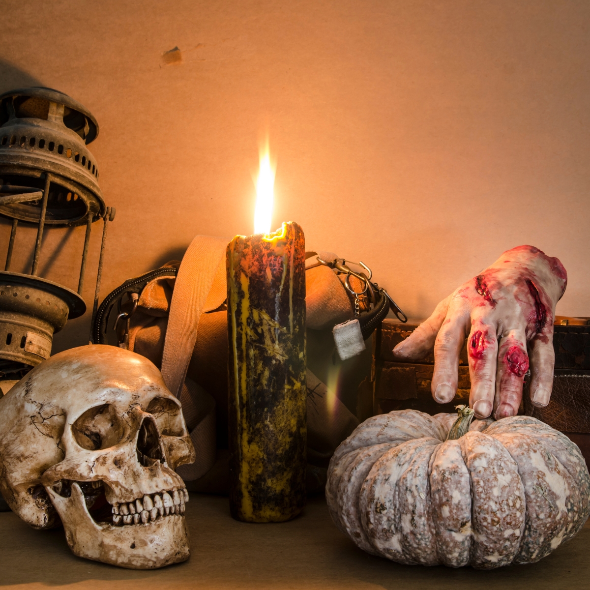 DIY outdoor Halloween decorations