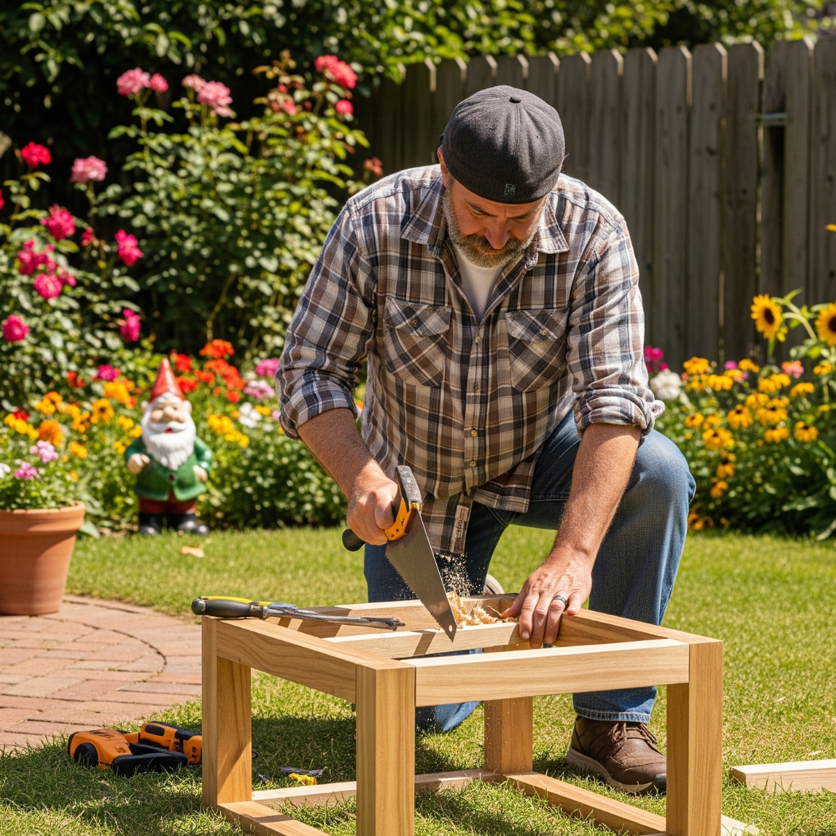 Outdoor coffee table