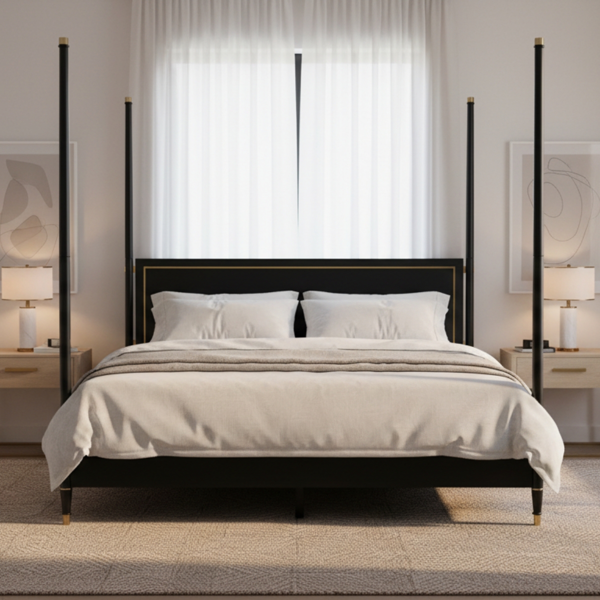 Baxton Studio Tamra Platform Bed