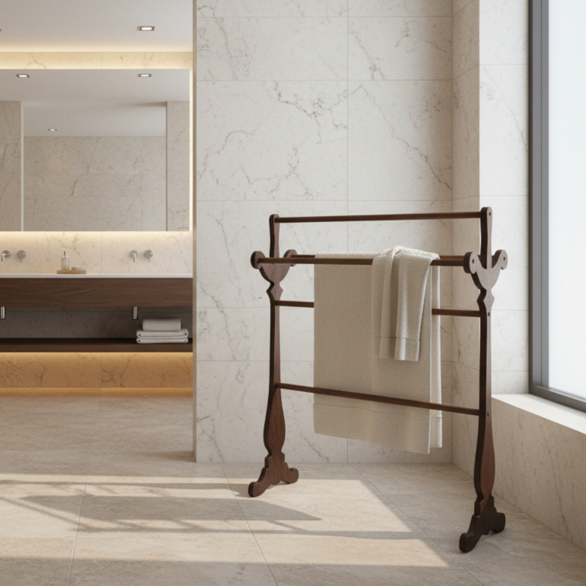 Room Designs Modern Rectangle Towel Stand