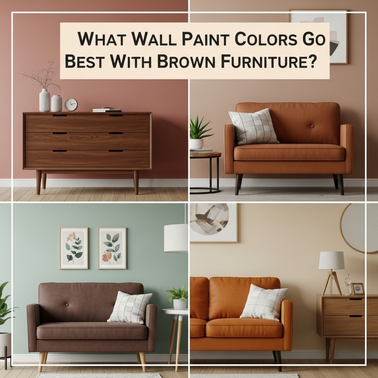Best Wall Paint Colors for Brown Furniture