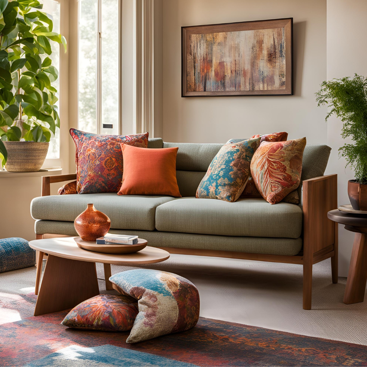 rotate cushions and pillows