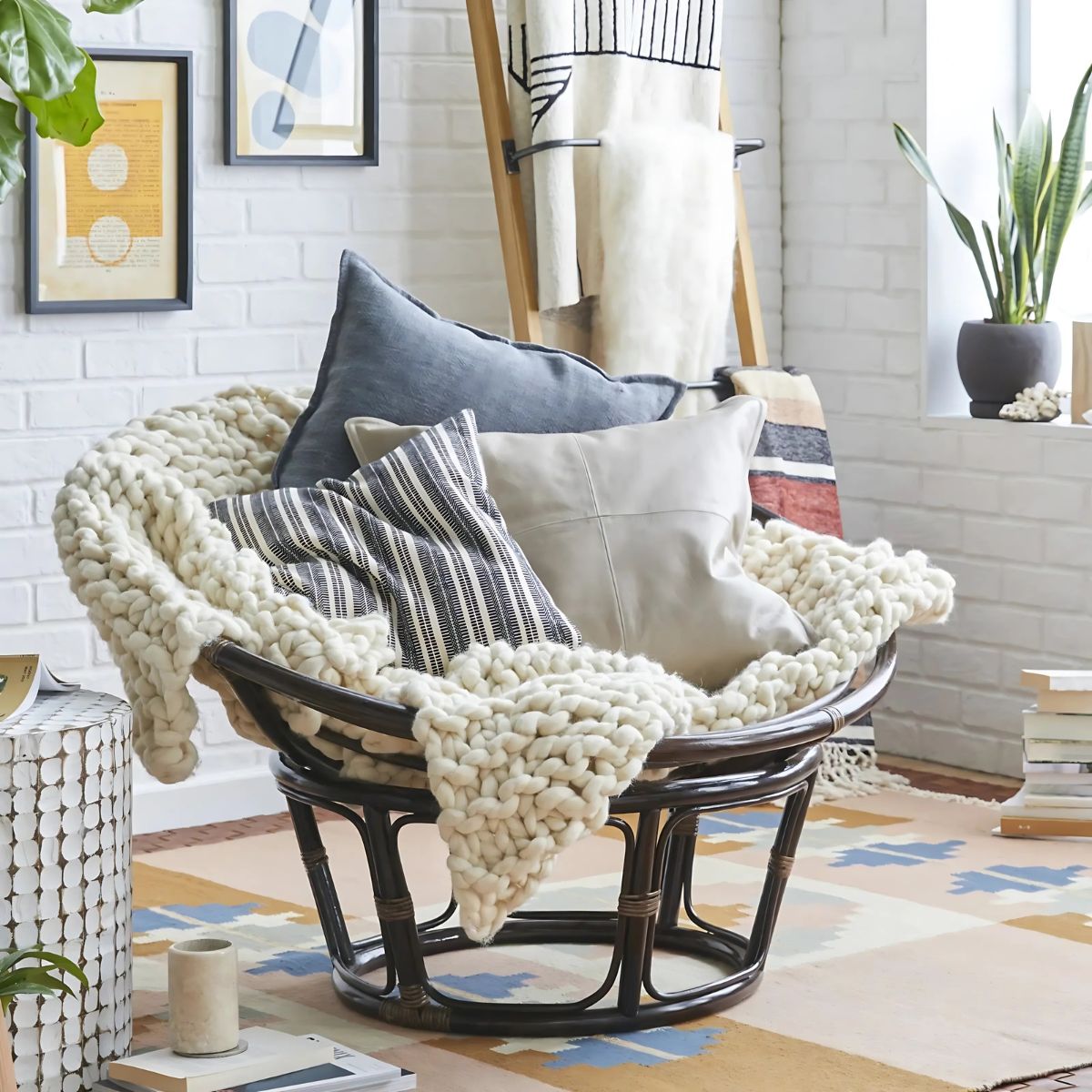 Wooden papasan frame