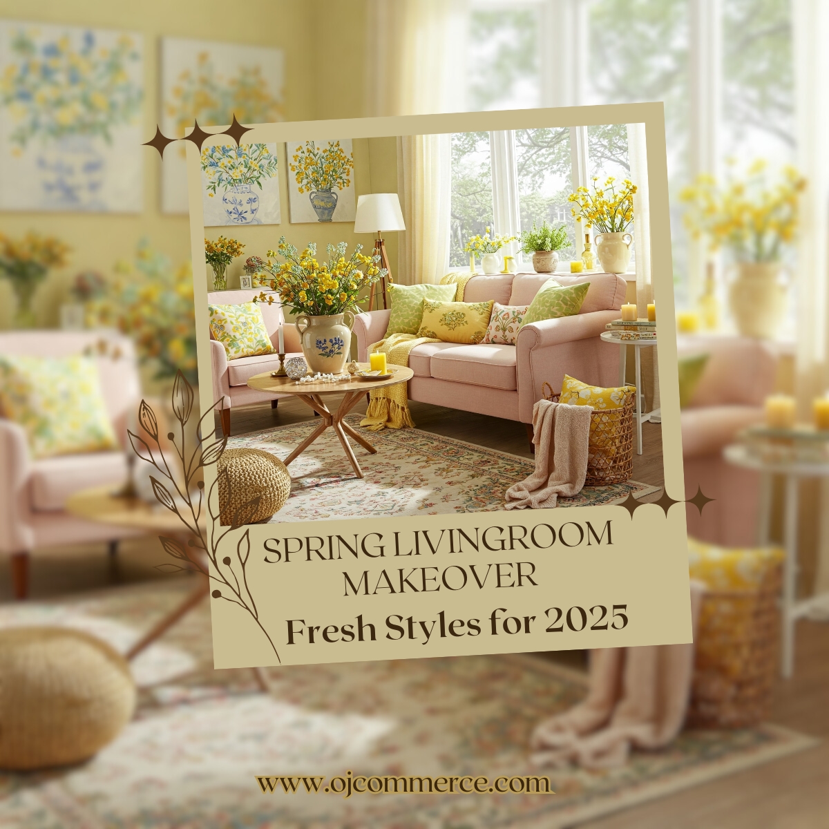 Spring Living Room Makeover Ideas: Fresh Styles for 2025