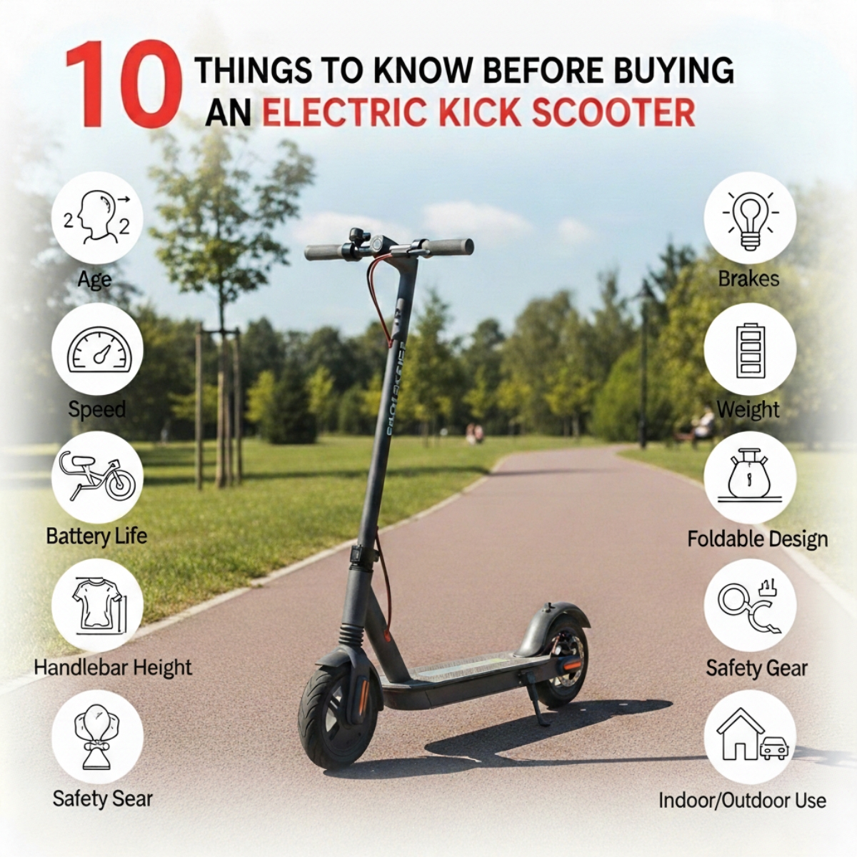 10 Things to Know Before Buying an Electric Kick Scooter