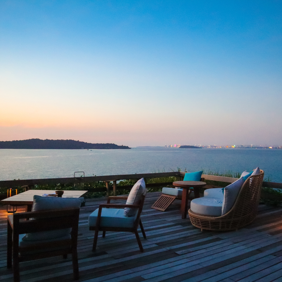 transform your patio into stylish lounge area