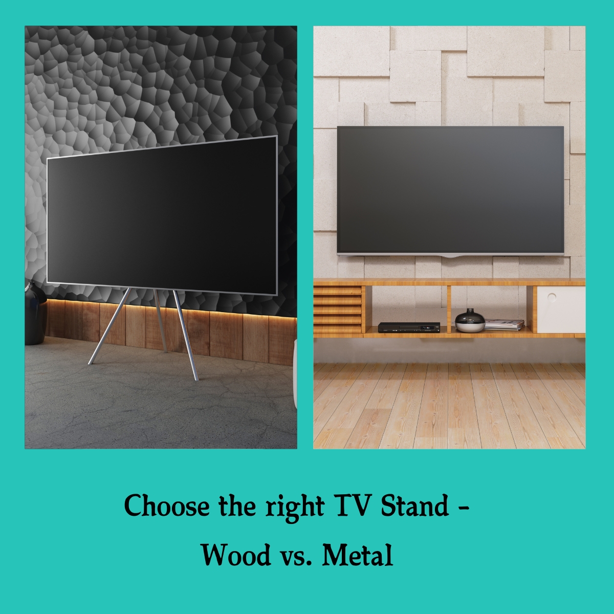 Material Showdown: Wood vs. Metal � Which TV Stand is Right for You?