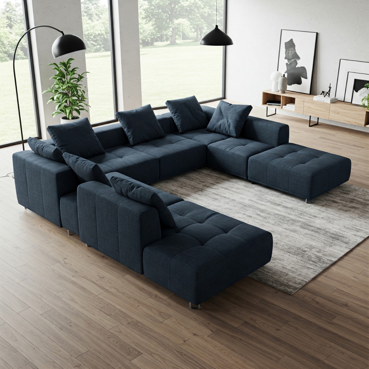 u shaped arrangement for large groups