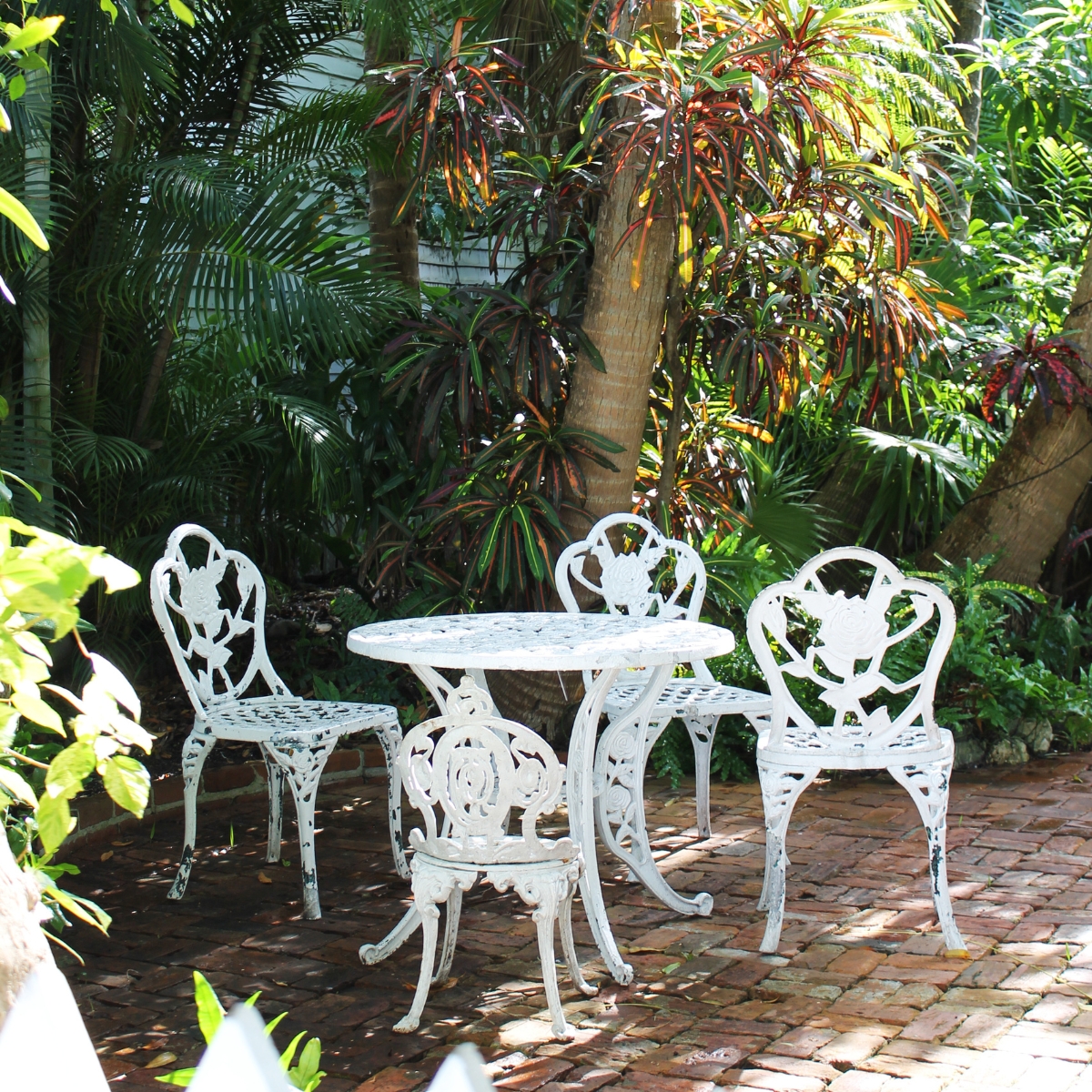 Yellow Cast Aluminum Furniture