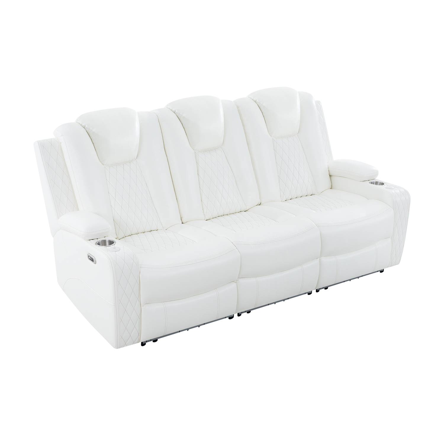 Chicago Sofa Air Leather,Classic,White