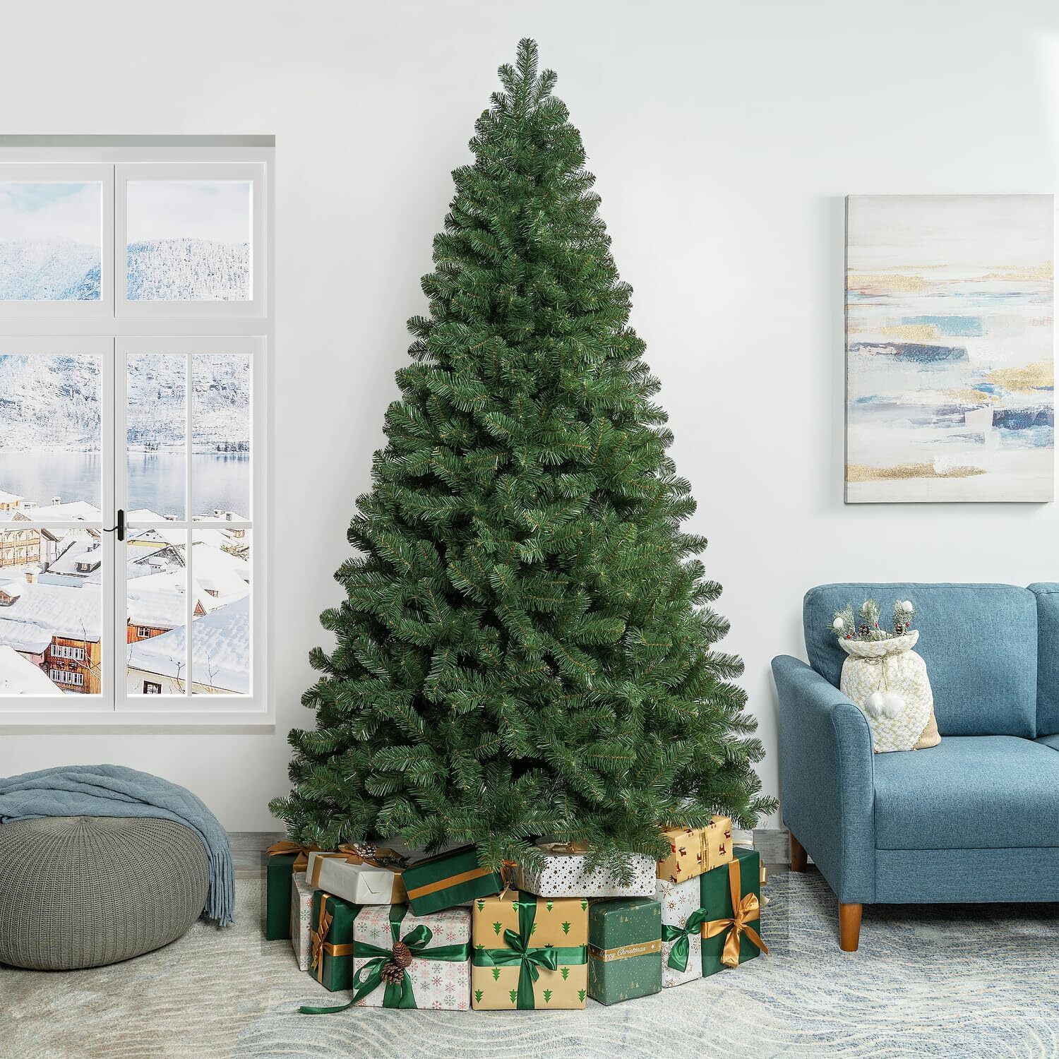 Naomi Home Lucille Full Body Artificial Christmas Tree 7.5 ft
