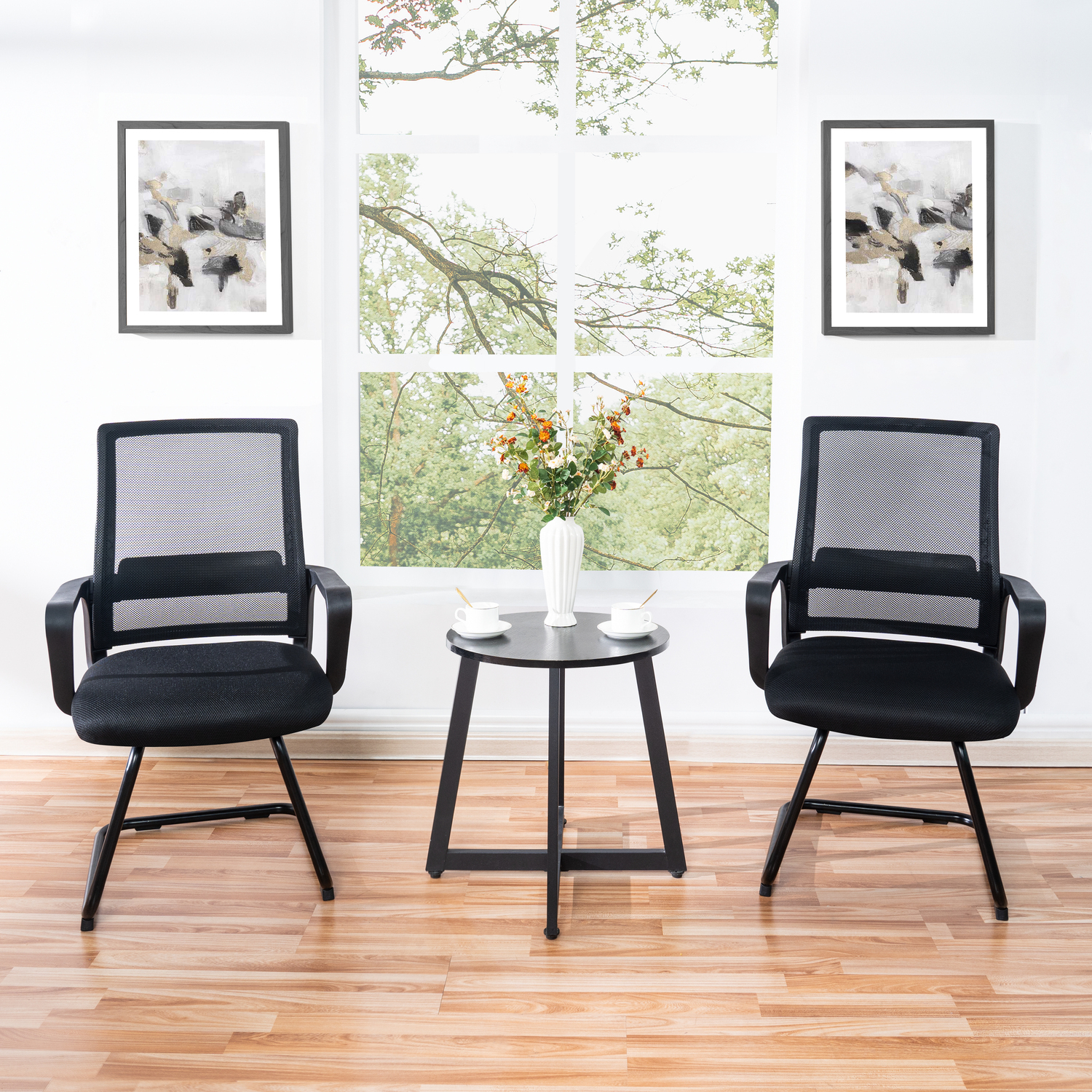 Color: Black Style: Set of 8