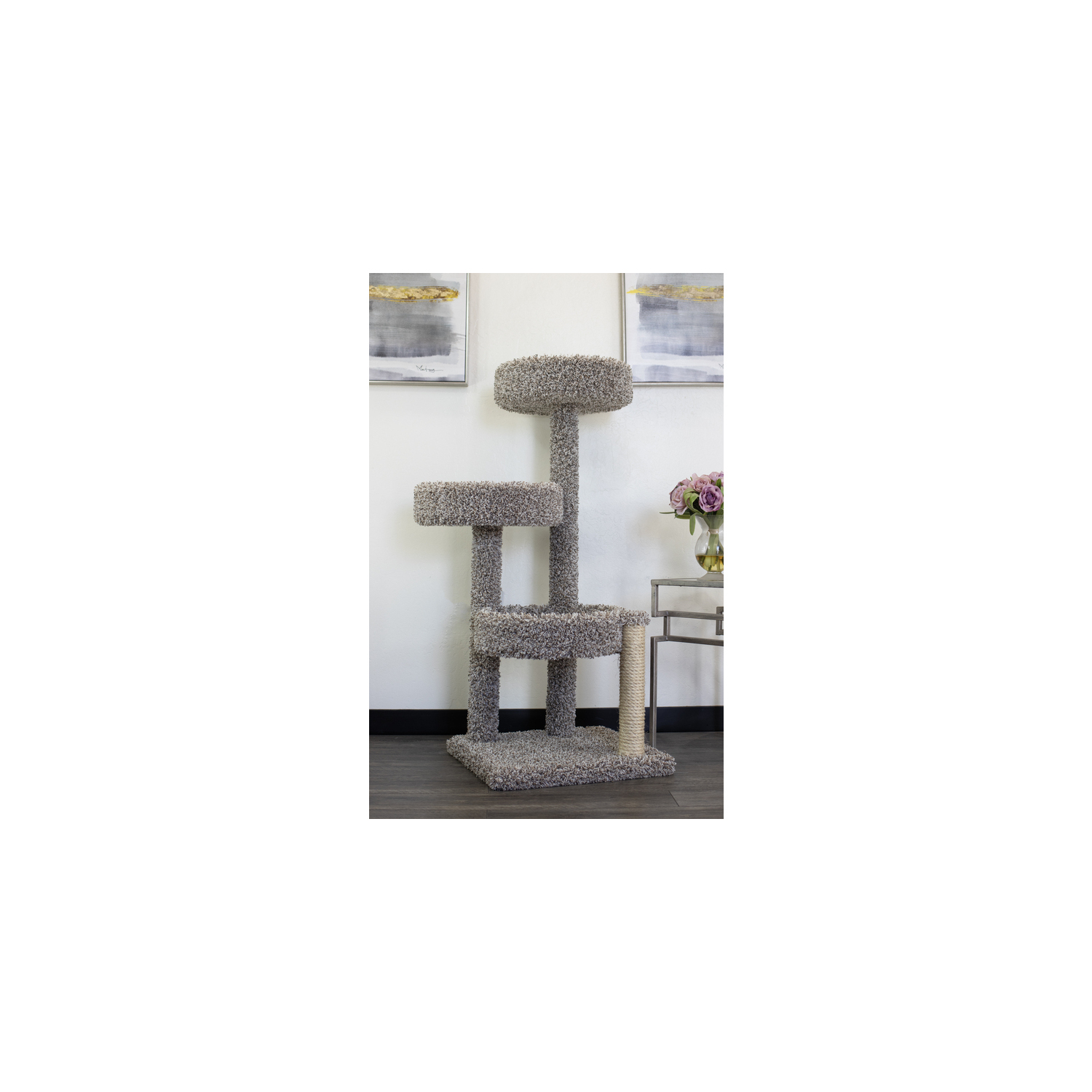 Cat Tree Tower, Multi-Level Climbing Post for Indoor Cats - 26