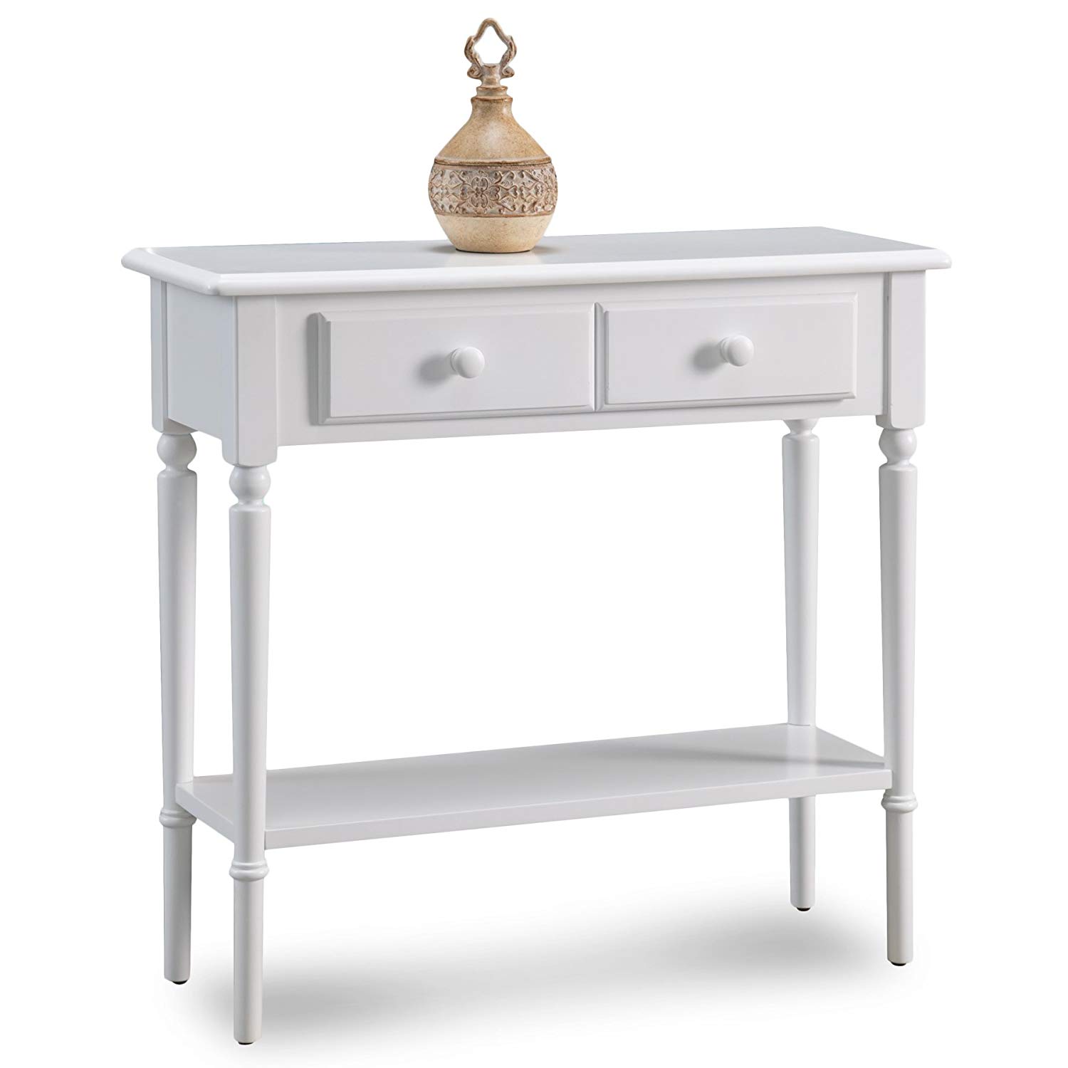Leick Home Coastal Narrow Hall Stand/Sofa Table With Shelf From 138.