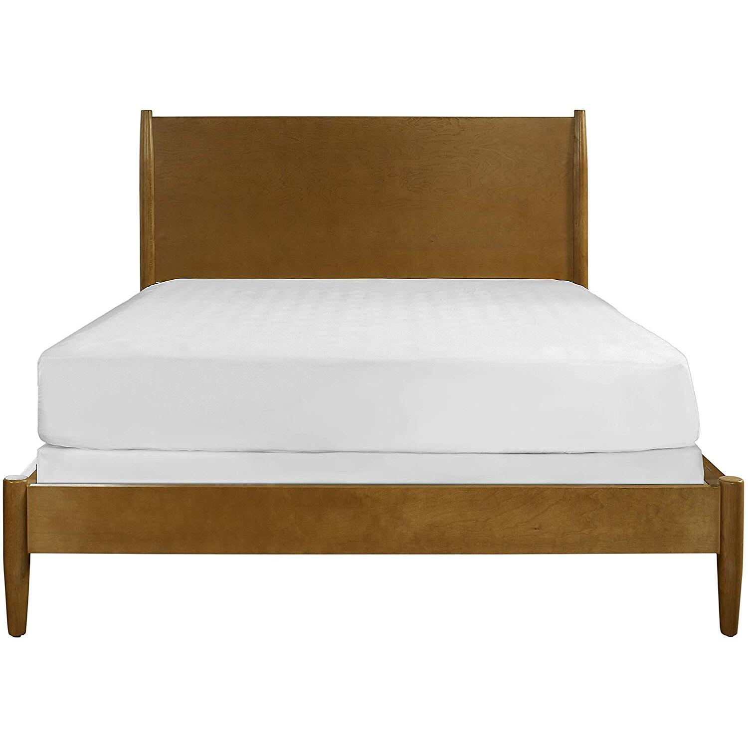 Rustic Ranch Queen Bed|Low Profile Platform Bed with Headboard|Modern Wood Bed Frame