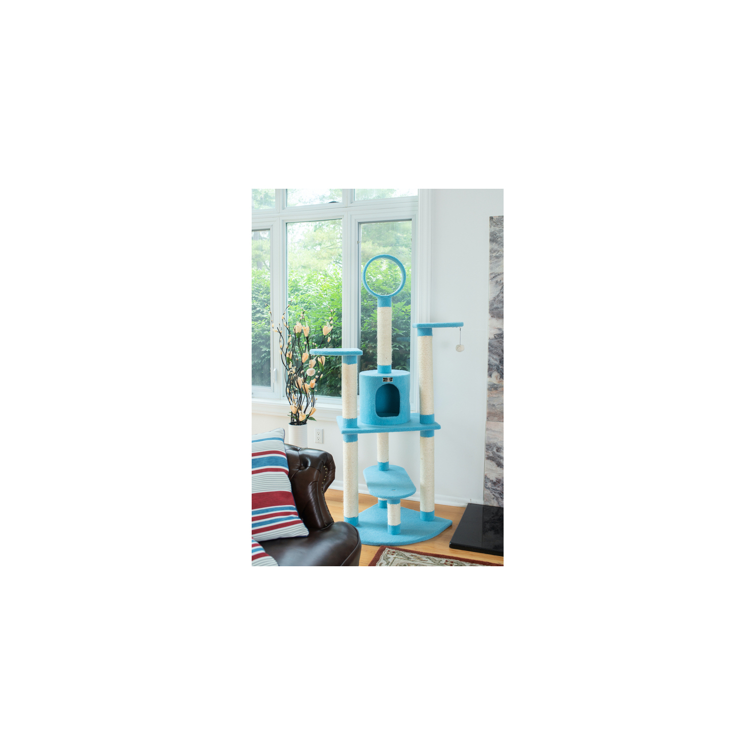 Sky Blue Cat Tree - 65