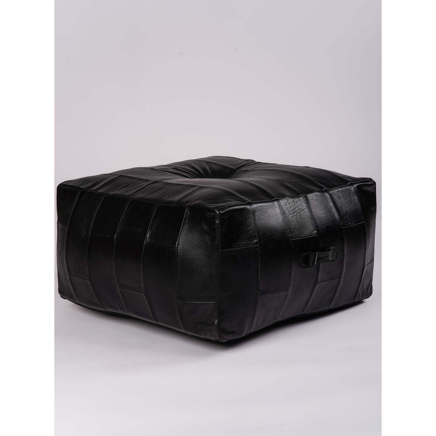 Geometric Handmade Eco-Friendly Buffalo Leather Square(Jumbo) 26