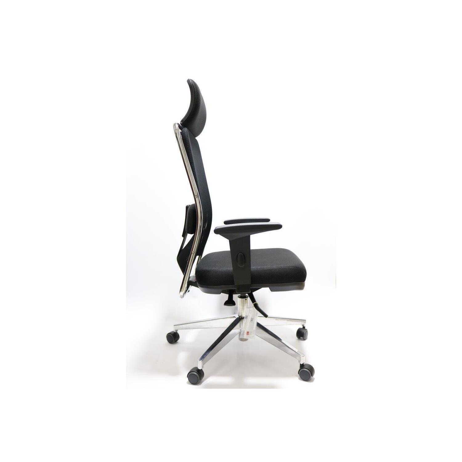 Office Chair with Headrest & Lumbar Support - Mesh Back Ergonomic Desk Chair