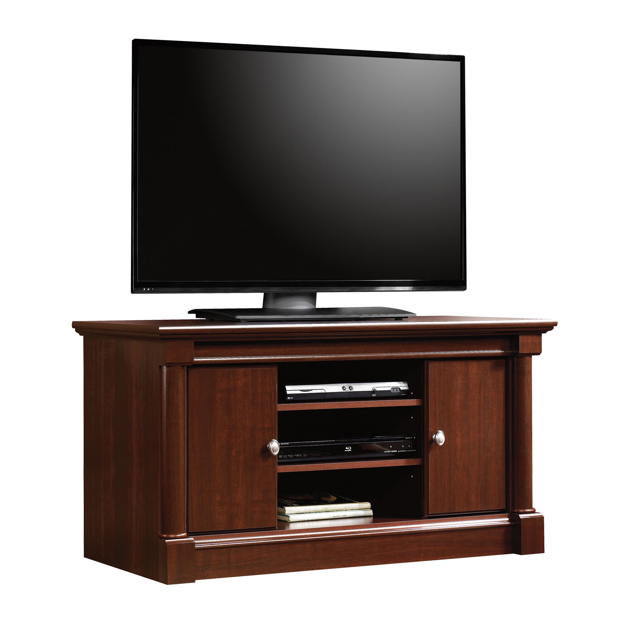 Sauder 411864 Palladia Panel TV Stand Select Cherry Finish Home
