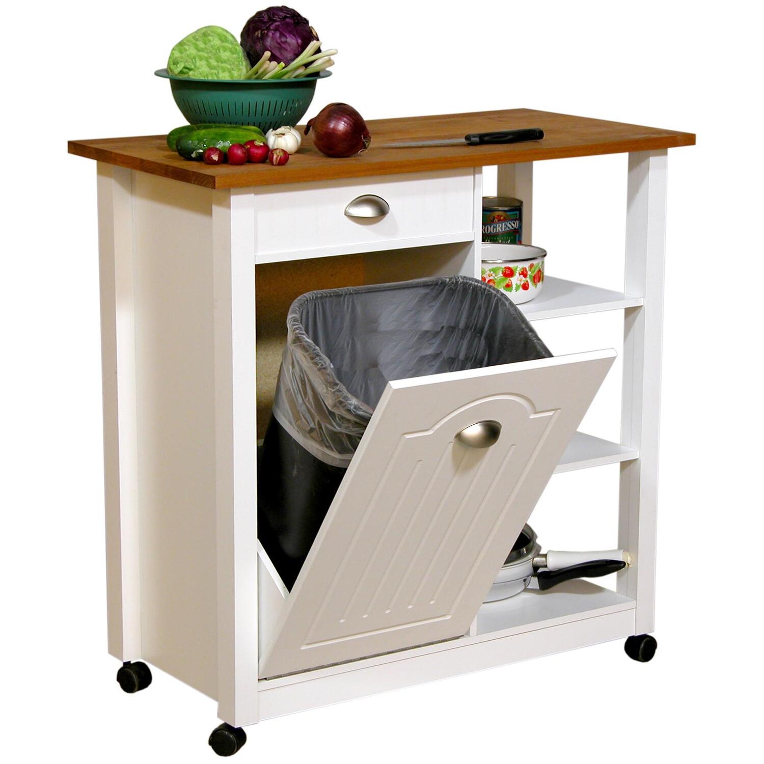 Butcher Block Bin Dbl Wide w/pantry 229.95