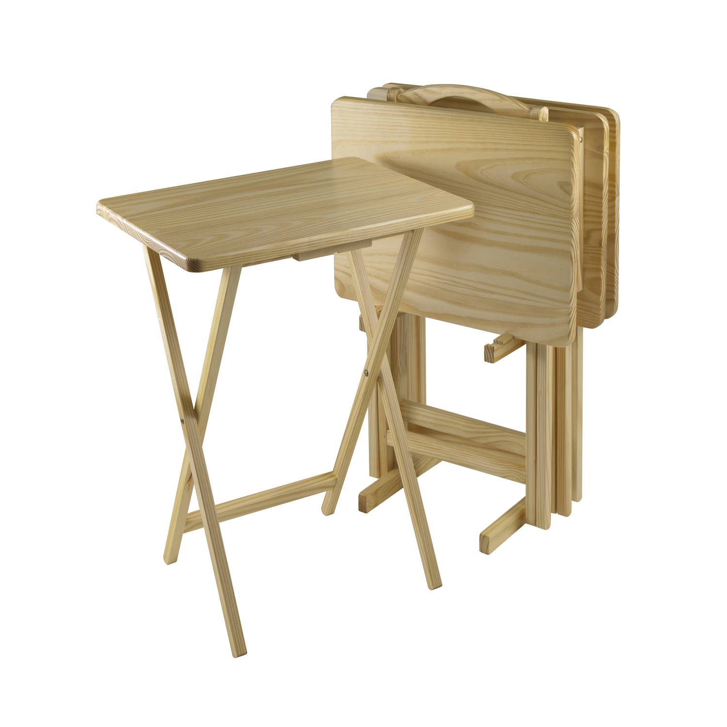 Winsome Wood 5 Piece Tv Table Set 101 99 Ojcommerce Winsome Wood 5 Piece Tv Table Set 51520
