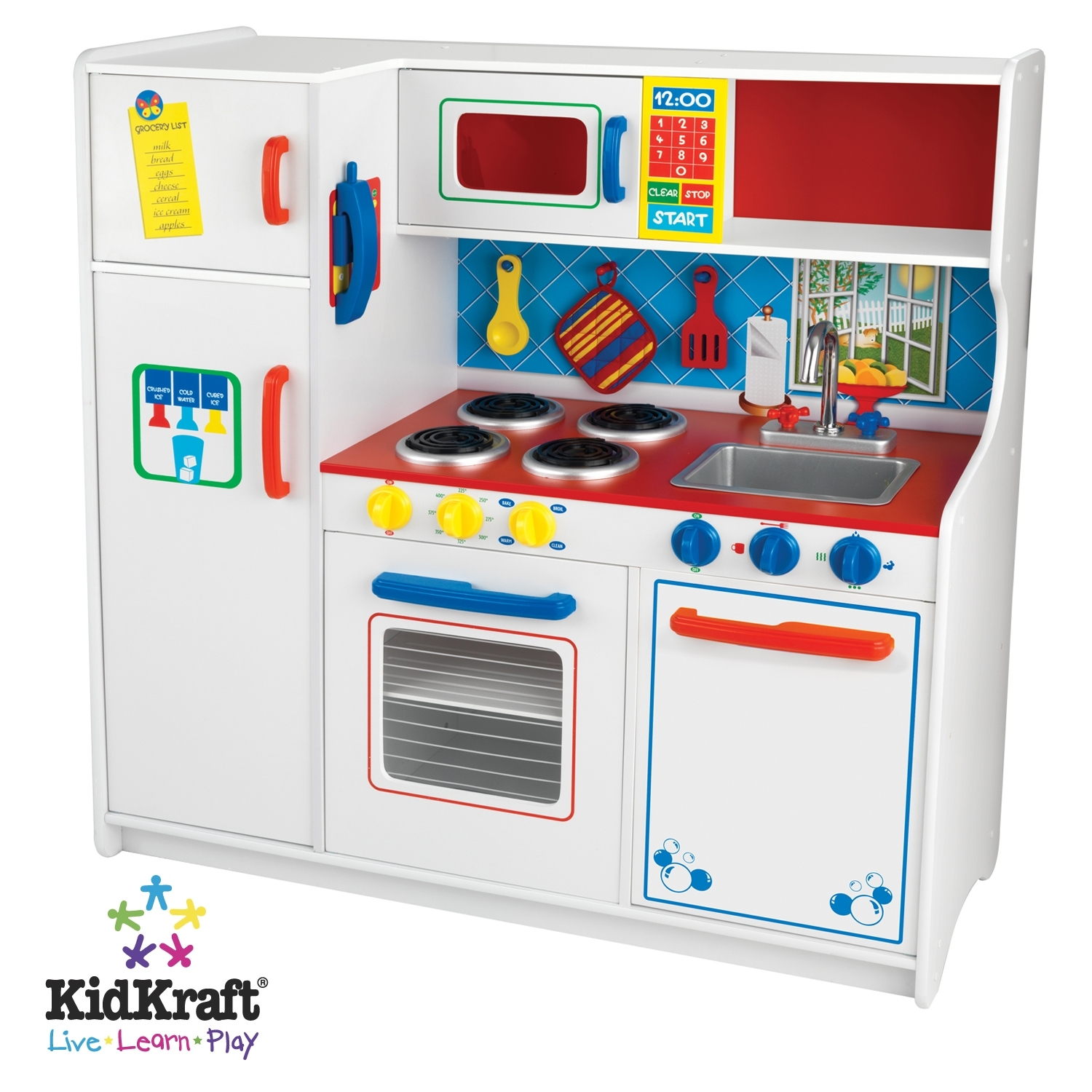 Kidkraft Deluxe Let S Cook Kitchen Kidkraft Deluxe Let S Cook Kitchen
