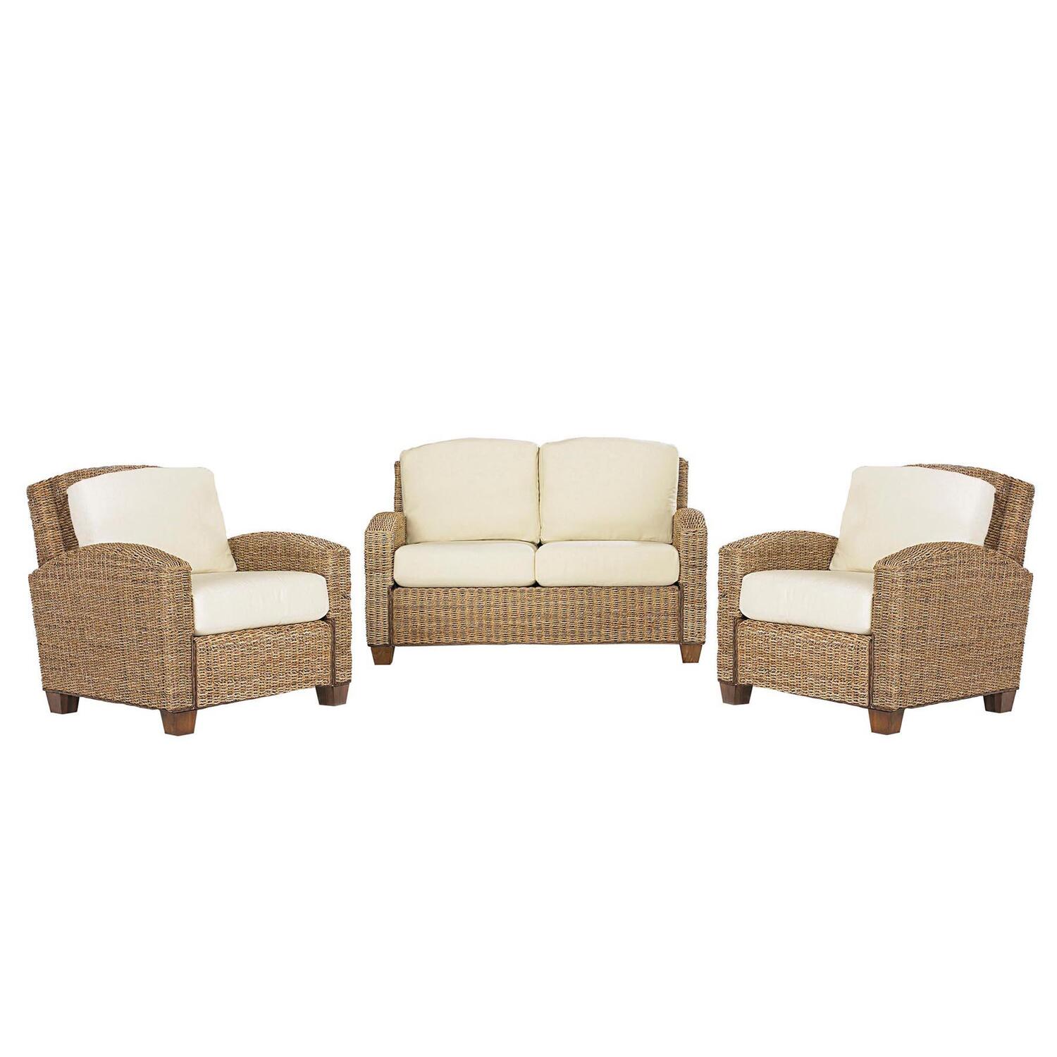 Cabana Seating Set Two Chairs And Love Seat
