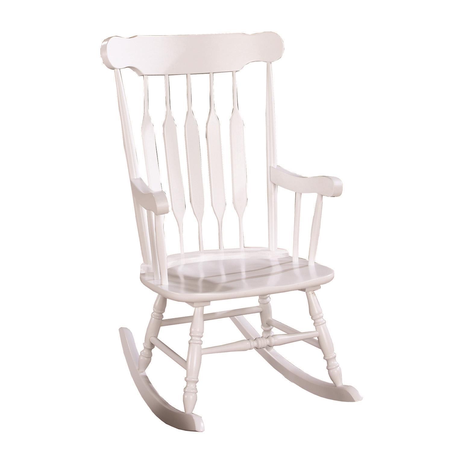 Traditional White Rocking Chair 189 00 Ojcommerce