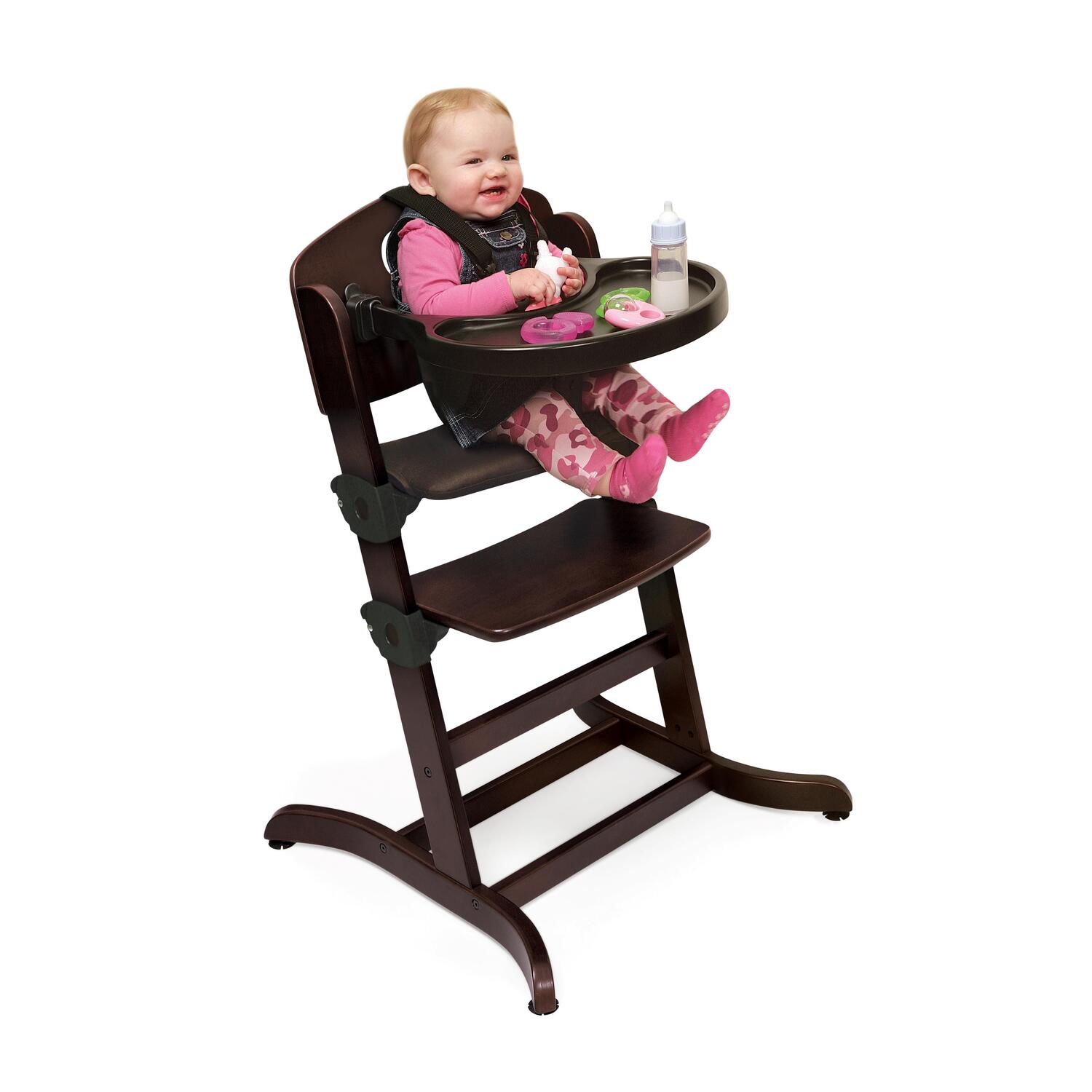Evolve Wood High Chair with Tray