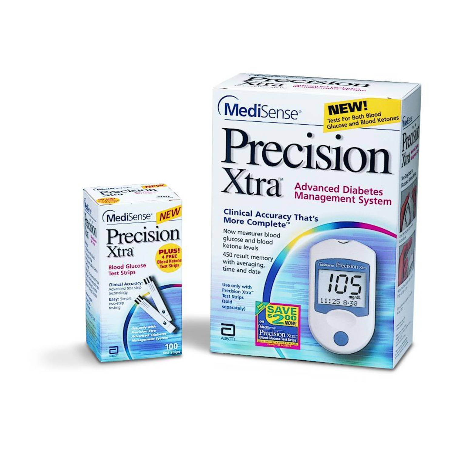 Precision XtraÂ® Blood Glucose and Ketone Monitoring System 120.04