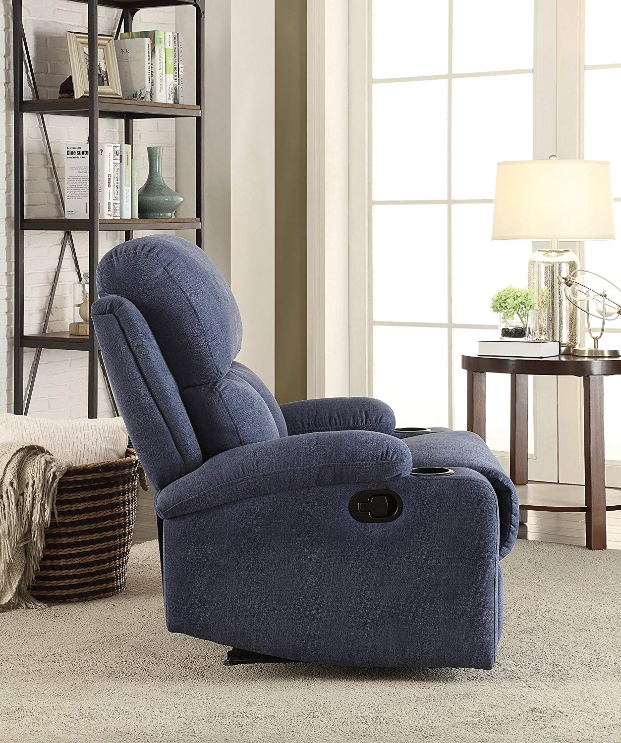 ACME Rosia Recliner, Blue Velvet 297.9900