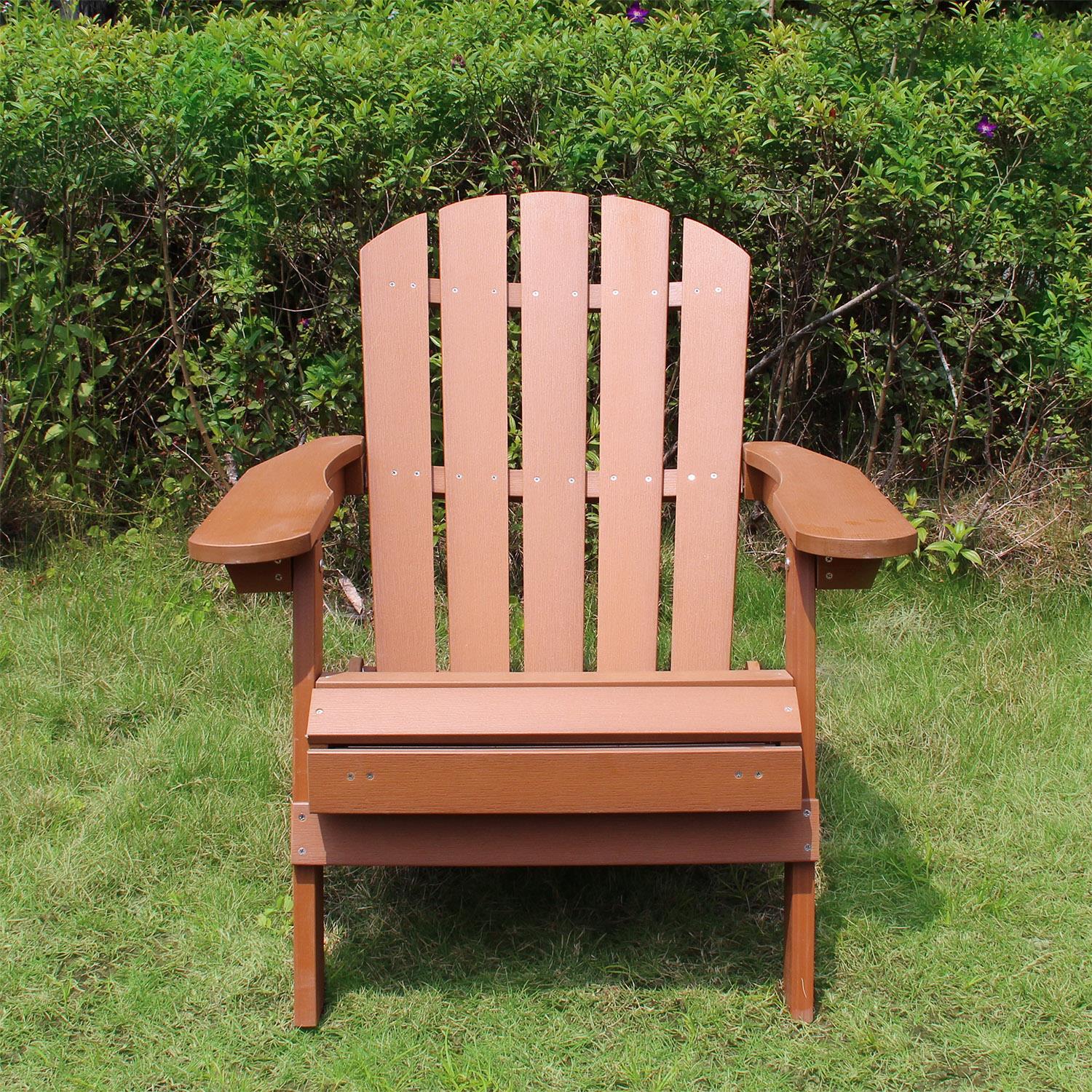 Merry Products ADC0111100910 Faux Wood Adirondack Chair 812482020441 eBay