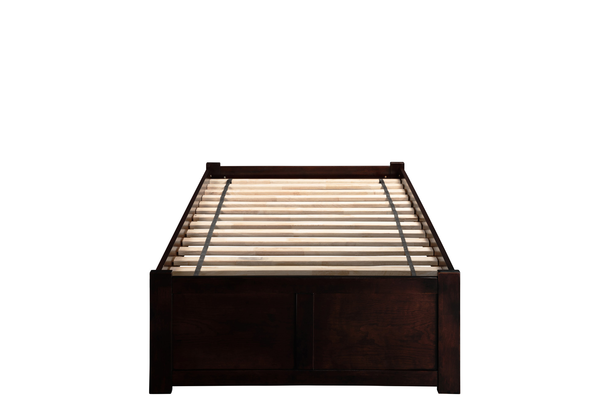 Atlantic Furniture Concord Twin XL Platform Bed with Flat Panel Foot