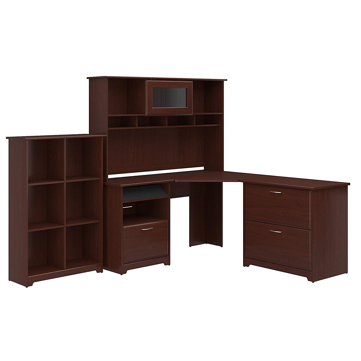 Cabot Corner Desk Suite With Bookcase 1271 9900 Ojcommerce