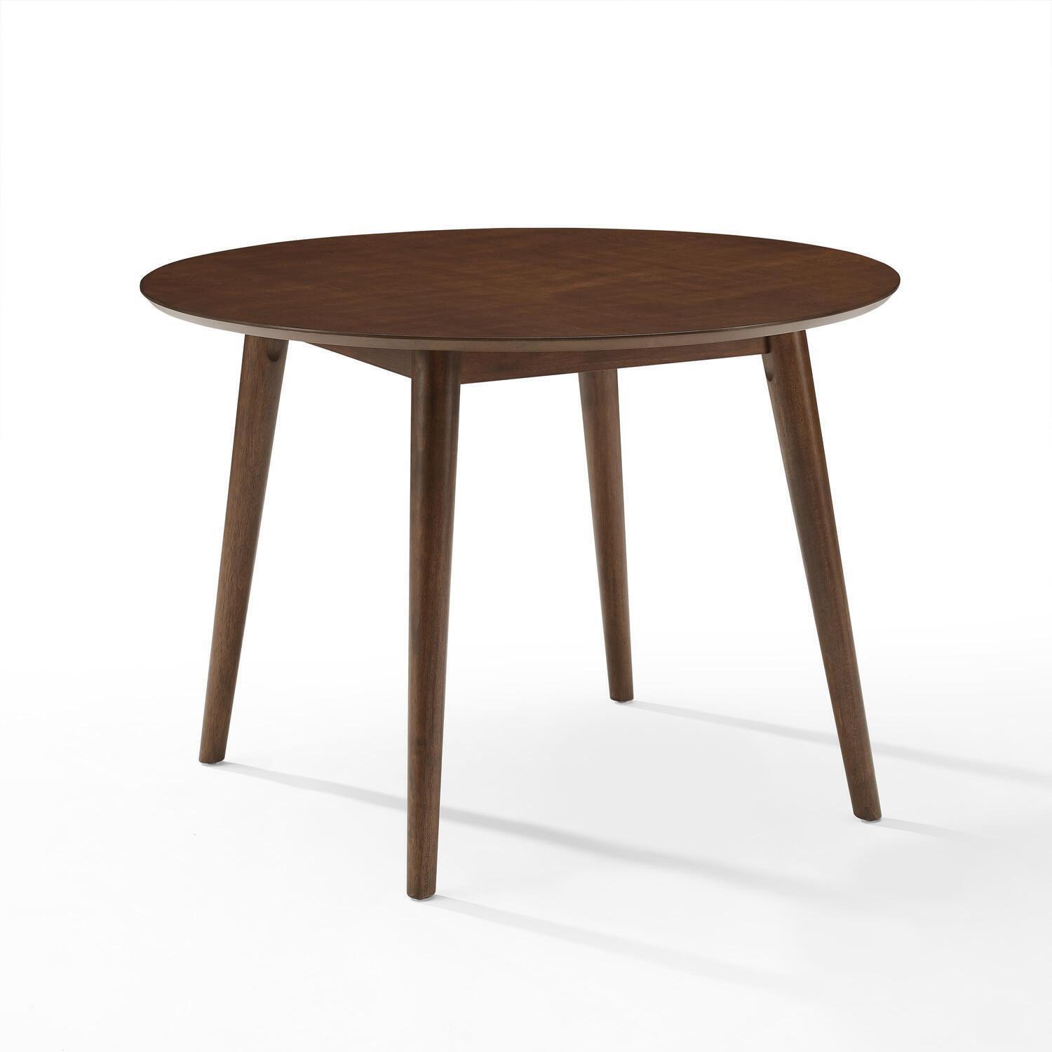 Round Dining Table - Mid-Century Modern Wood Table - 41