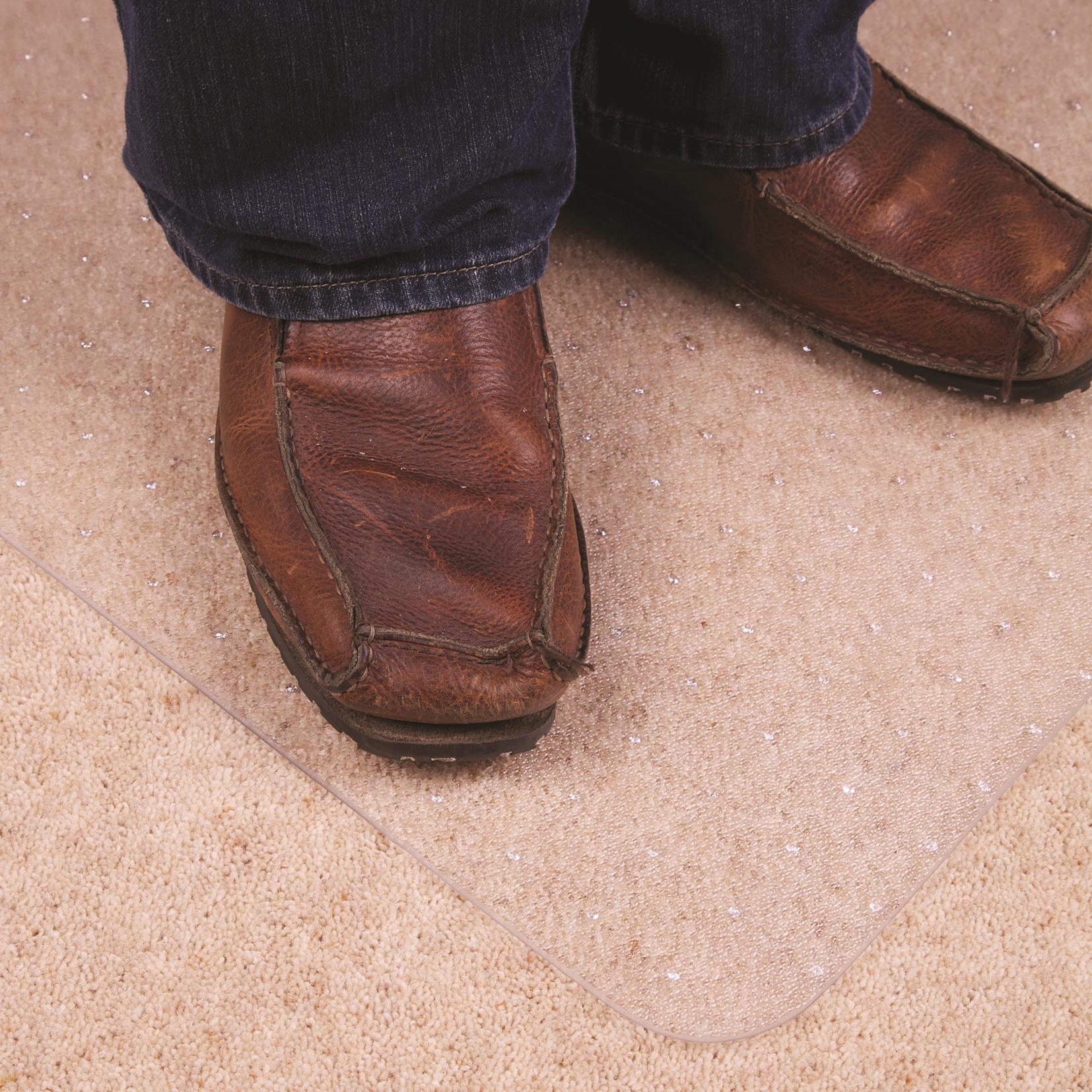 Floortex Cleartex Ultimat Rectangular Chair Mat Polycarbonate For