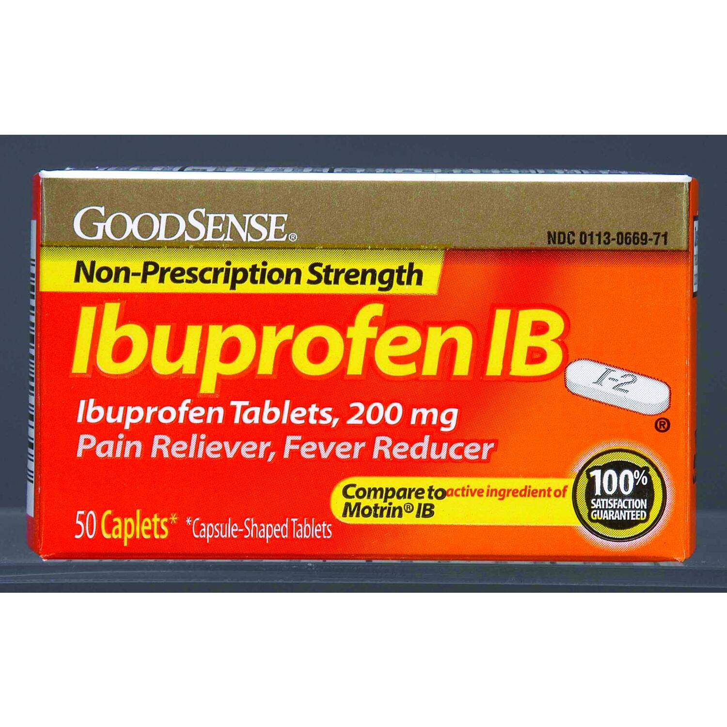 Ibuprofen Ib Caplets 200mg From 7.04 to 77.04