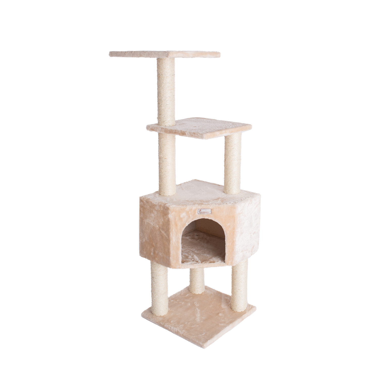 Cat Tree Condo - Modern Cat Tower with Sisal PostPlush Bed - 48