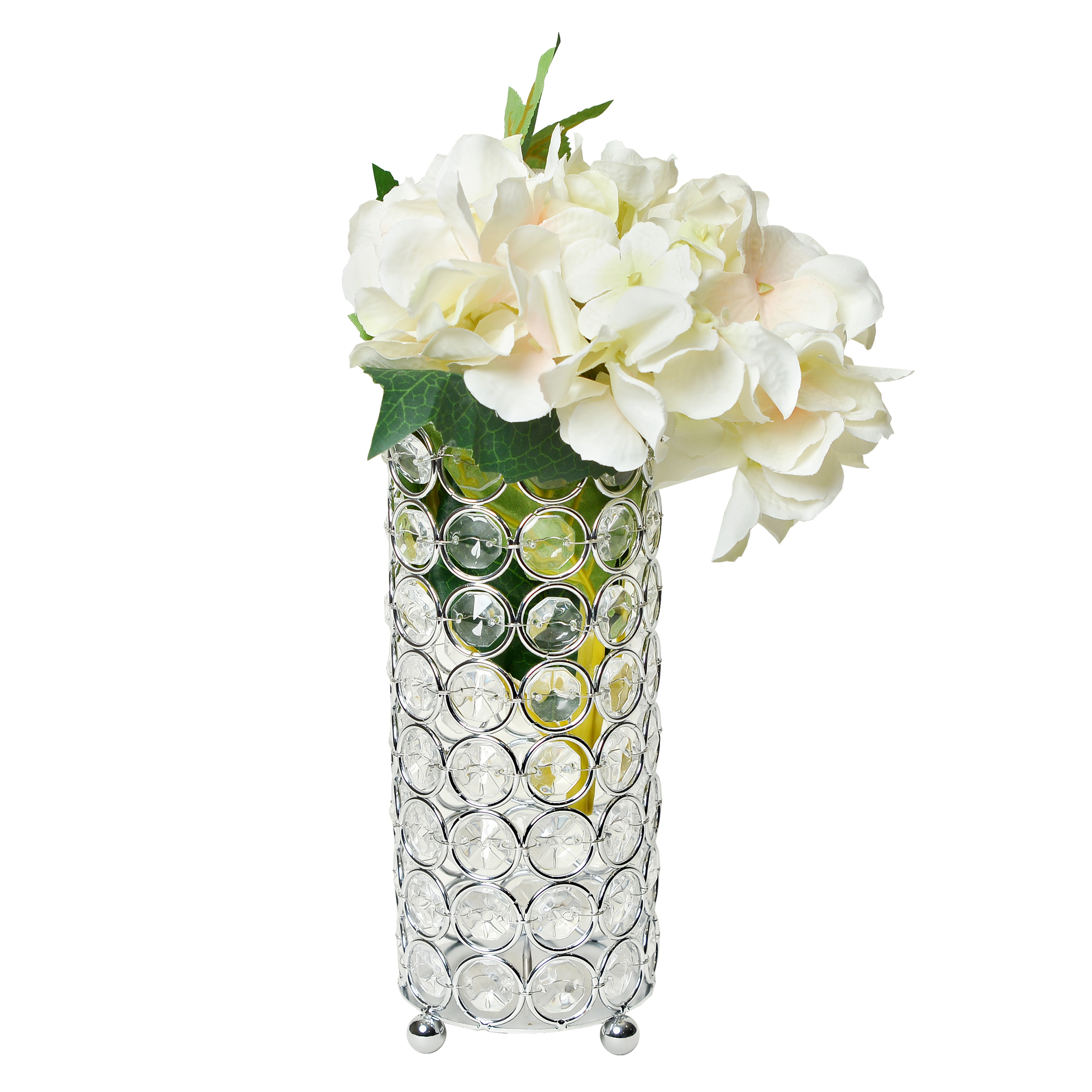 Elegant Designs Elegant Designs Elipse Crystal Decorative Flower Vase