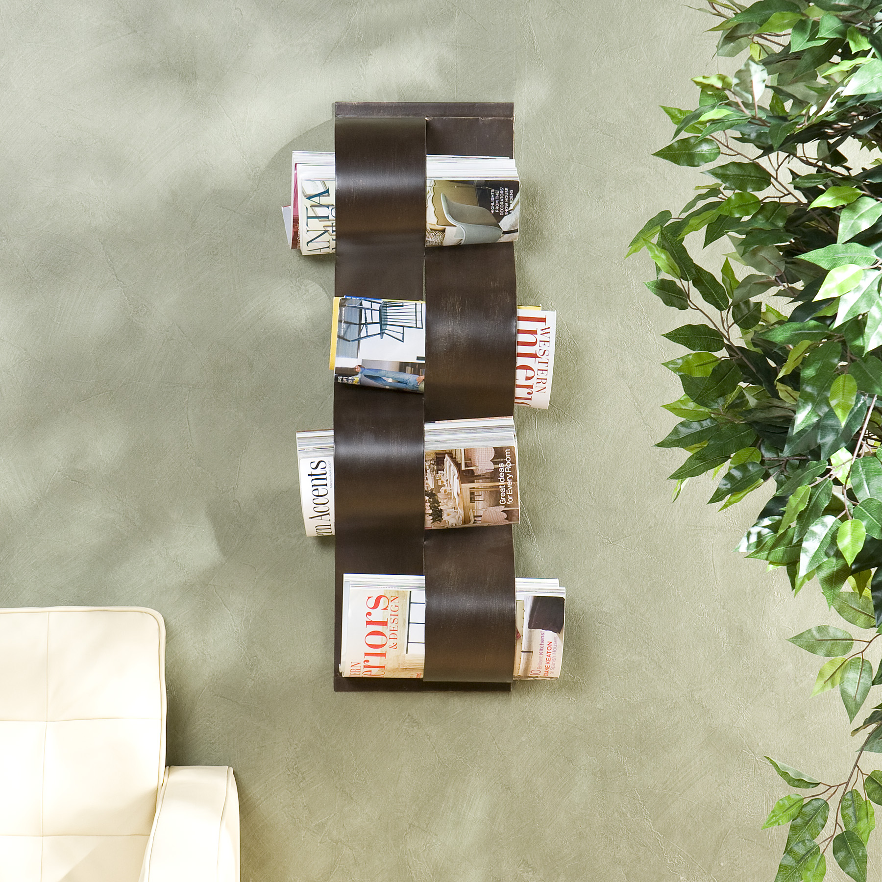 Wall Hanging Magazine Rack southern enterprises wave wall mount magazine rackoj commerce Wall Hanging Magazine Rack southern enterprises wave wall mount magazine rackoj commerce