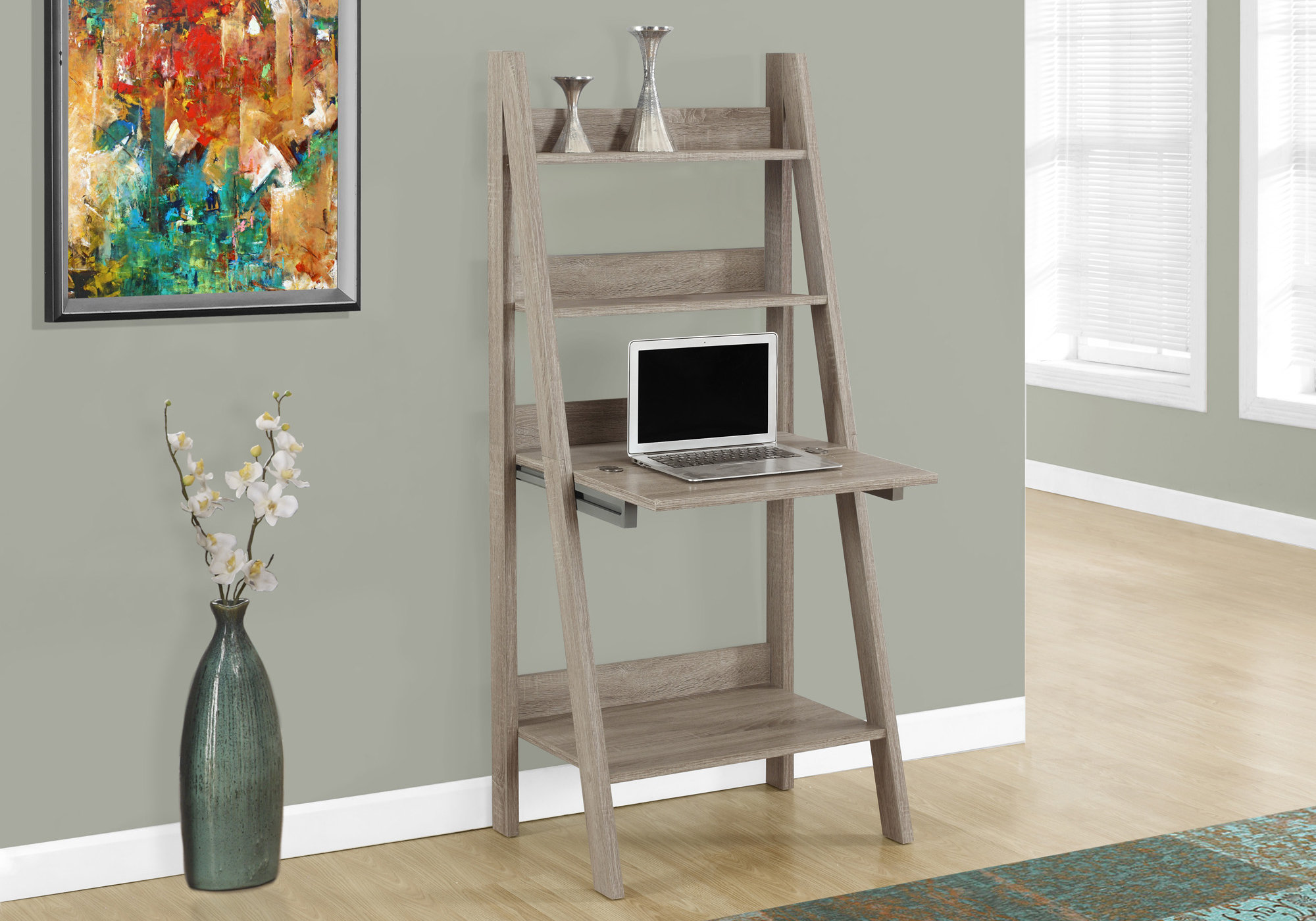 Monarch Specialties Computer Desk Ladder Style From 155.6800 to