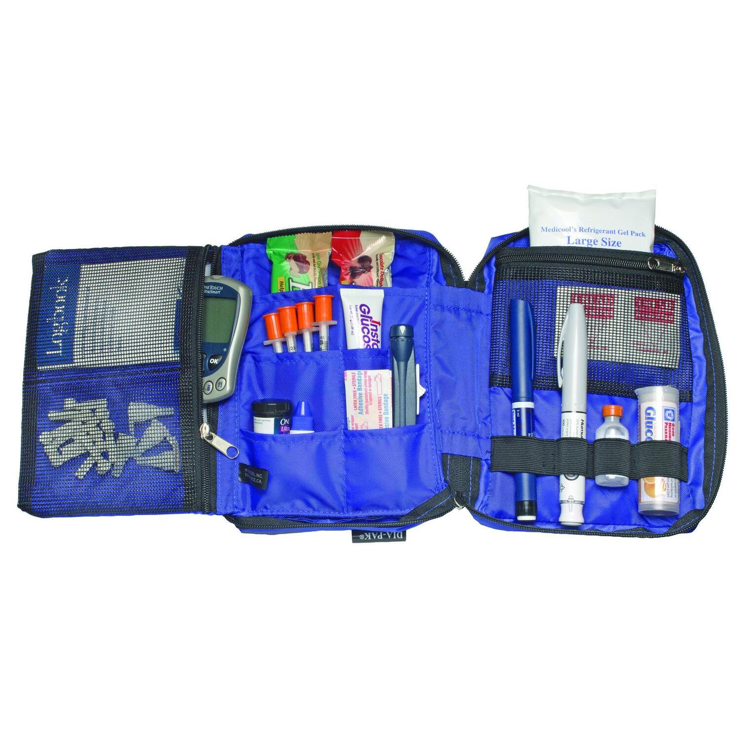 Medicool Black Dia-Pak® Deluxe Diabetic Organizer by OJ