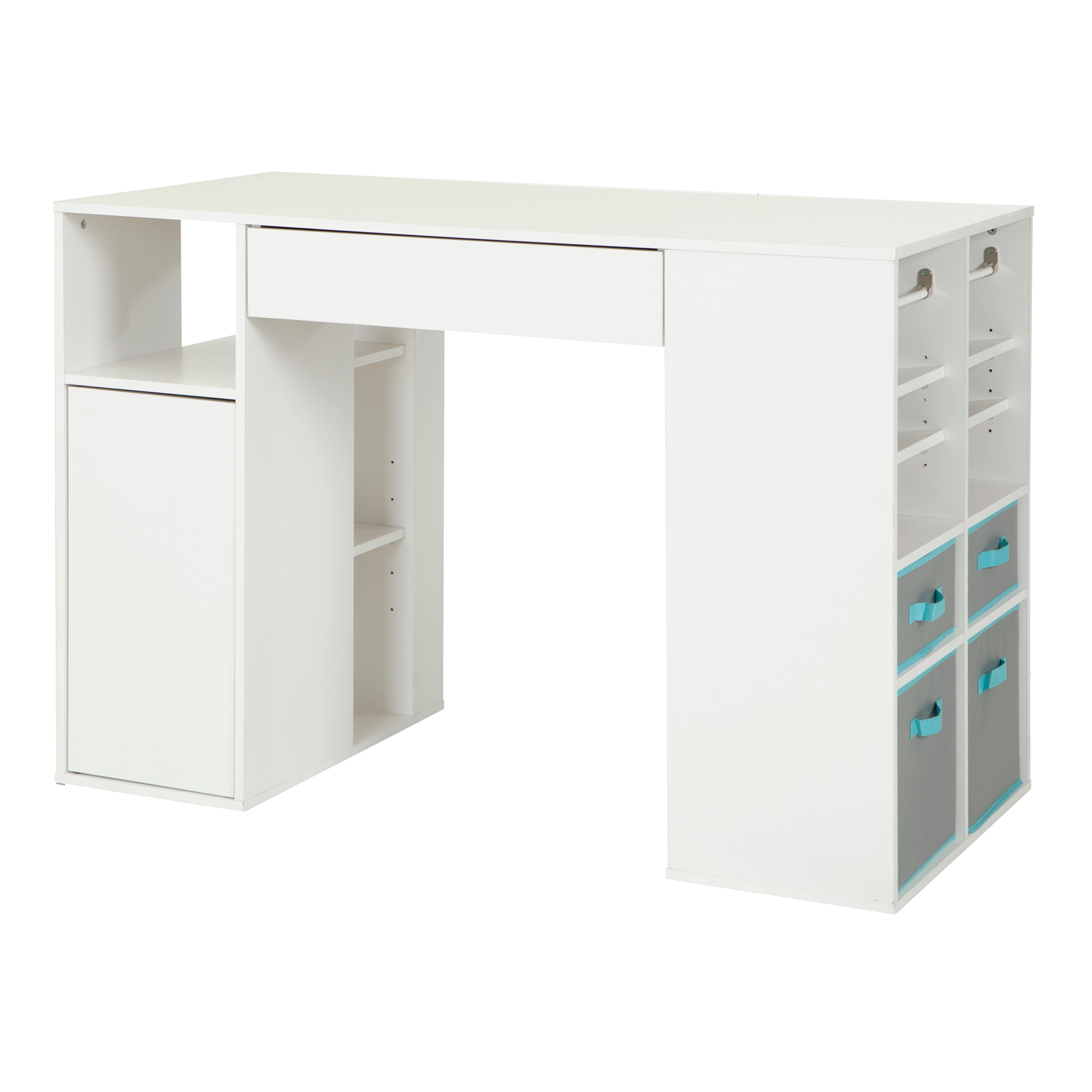 South Shore Crea Counter-Height Craft Table With Storage ... (2000 x 2000 Pixel)