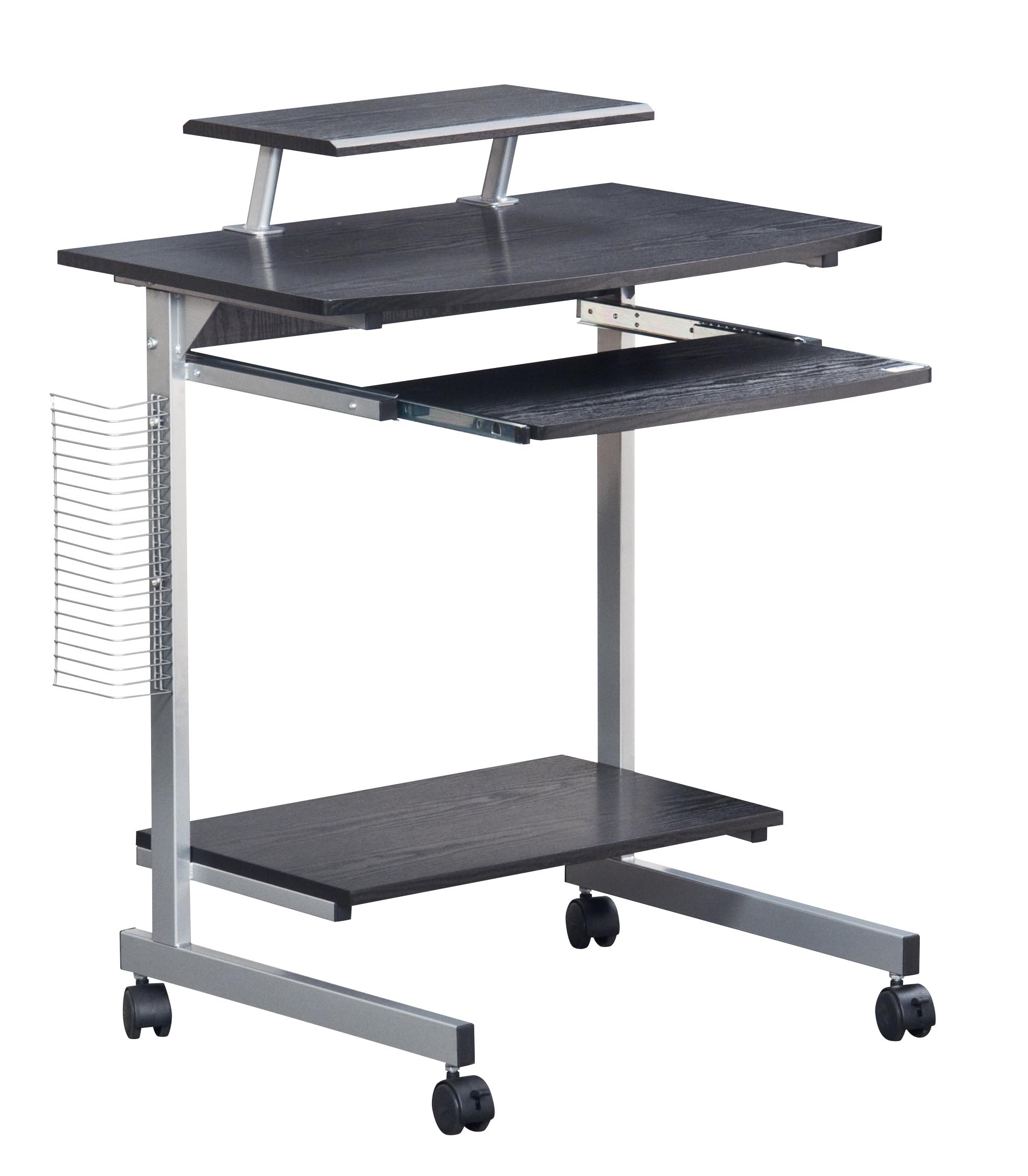 Techni Mobili Compact Computer Cart With Storage, Espresso From 75.