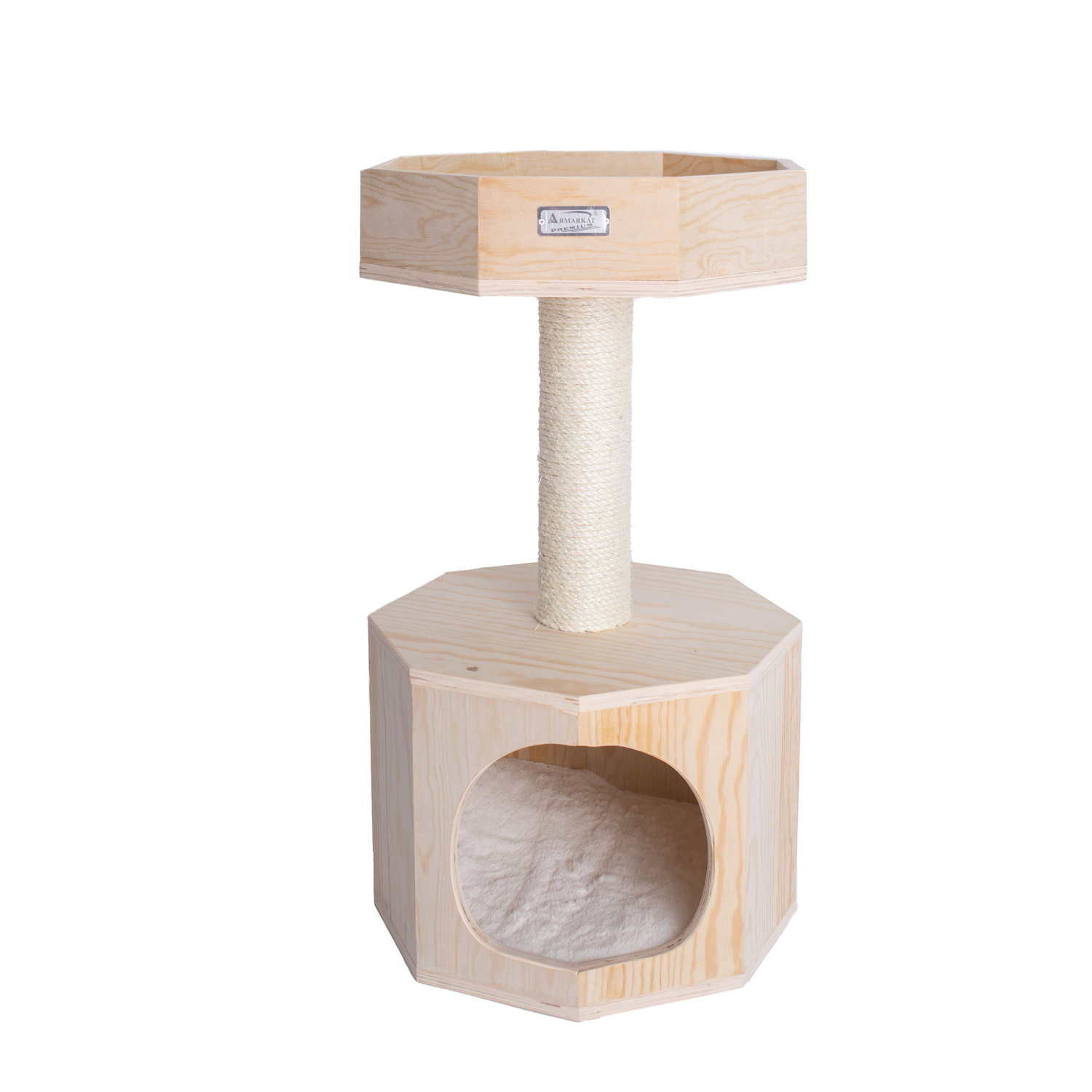 Scots Pine Cat Tree -- Compact Condo & Perch - 16