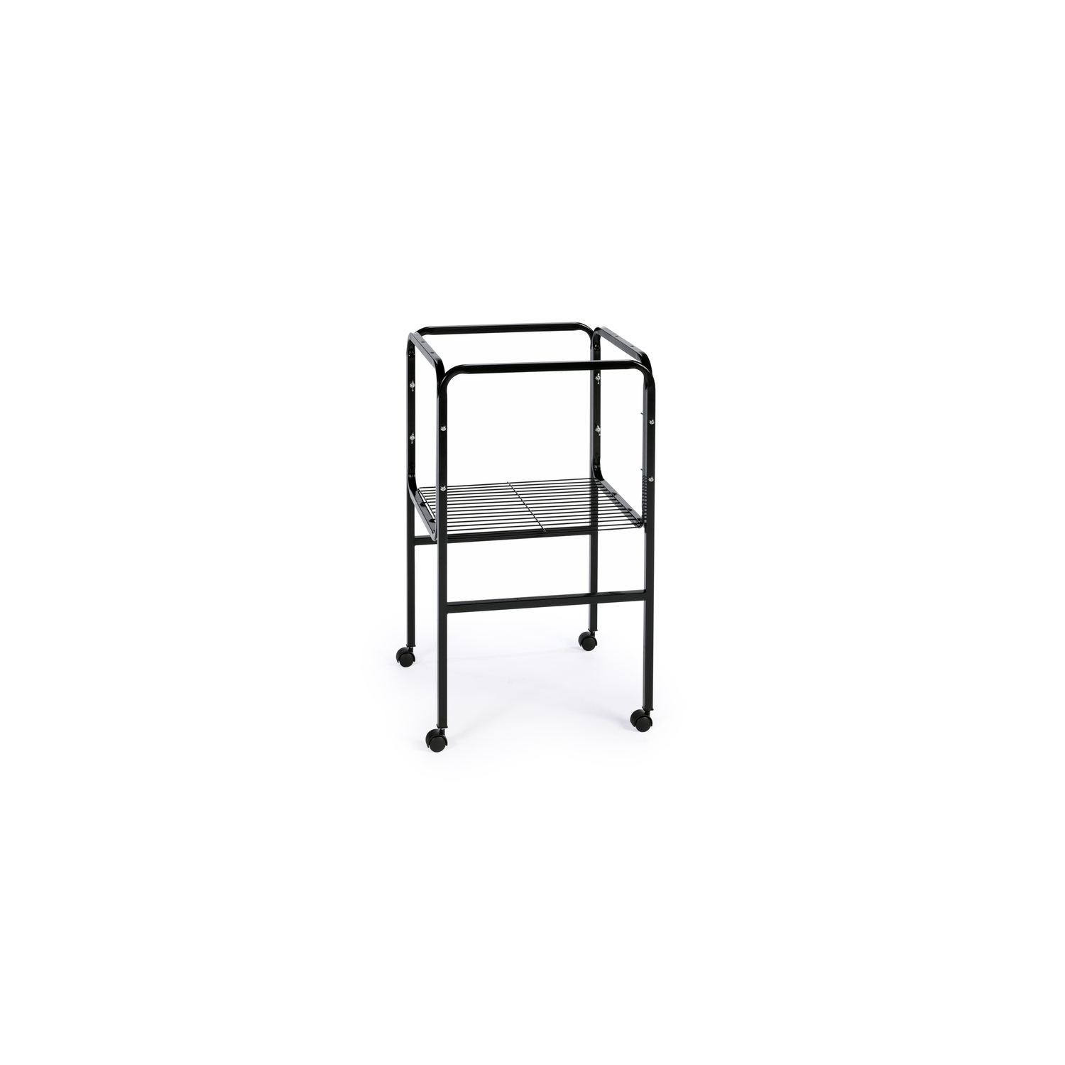 HomeStock African Artifacts Bird Cage Stand with Unique Design, Sturdy Metal Frame, Decorative Accents, and Secure Platform for Displaying Bird Cages