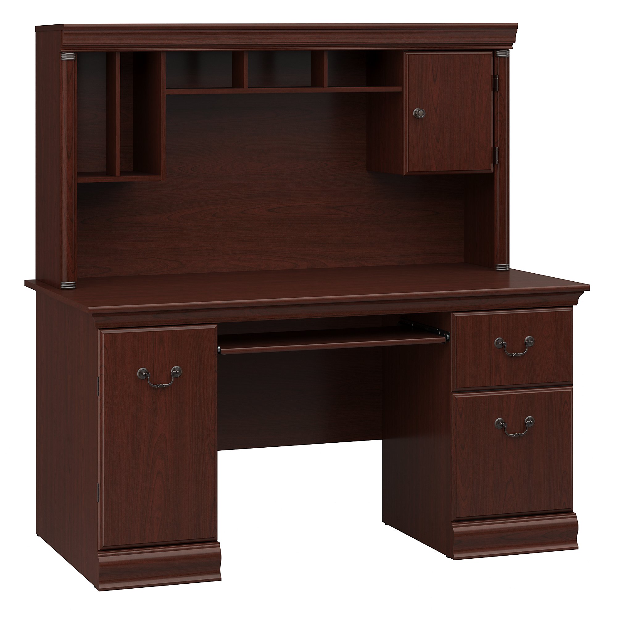 Bush Furniture Birmingham Office Desk with Hutch 564.4600
